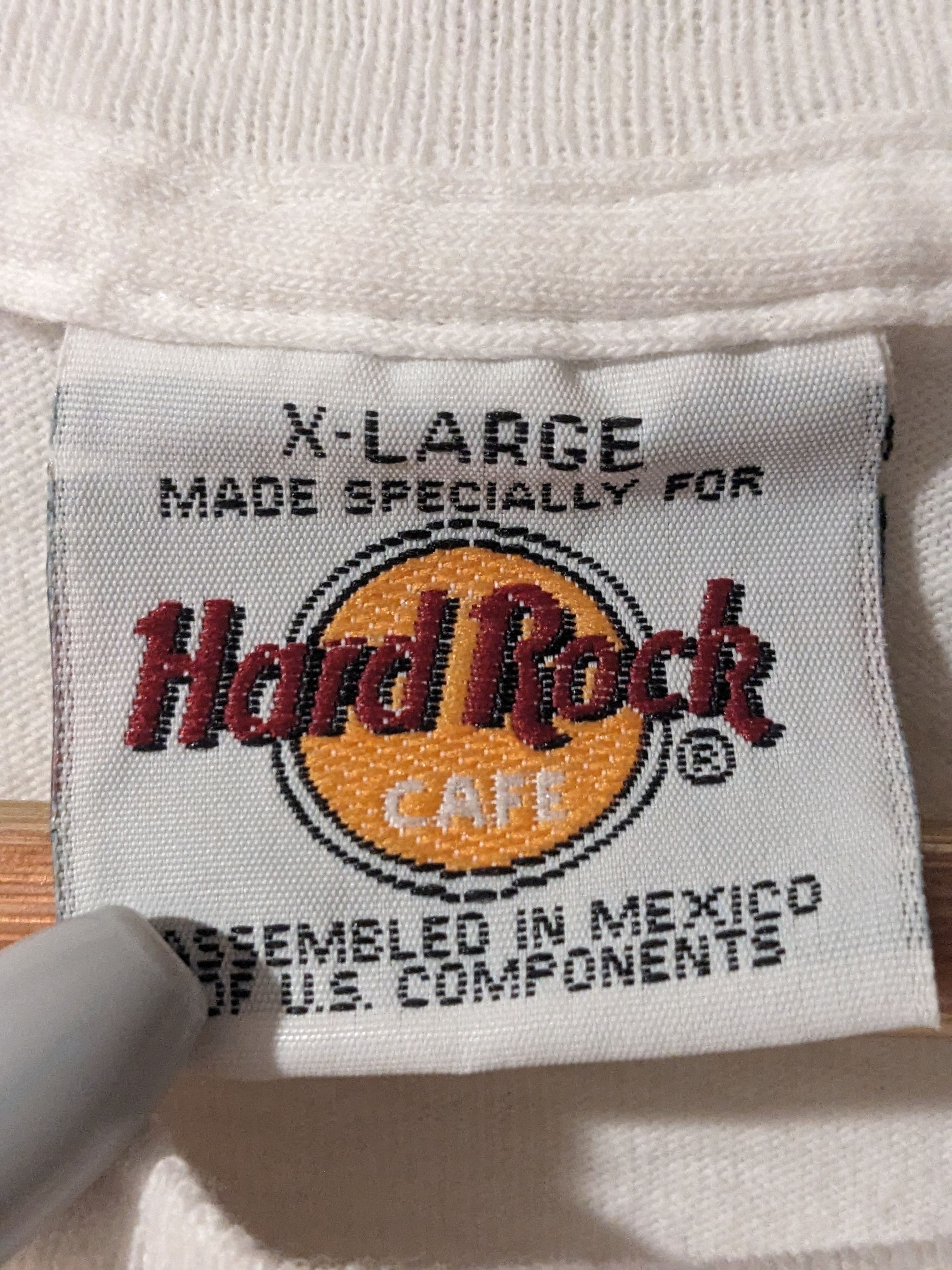 Hard Rock Cafe × Vintage Vintage 90s Hard Rock Cafe Myrtle Beach Logo X-Large T-Shirt Size US XL / EU 56 / 4 - 3 Thumbnail