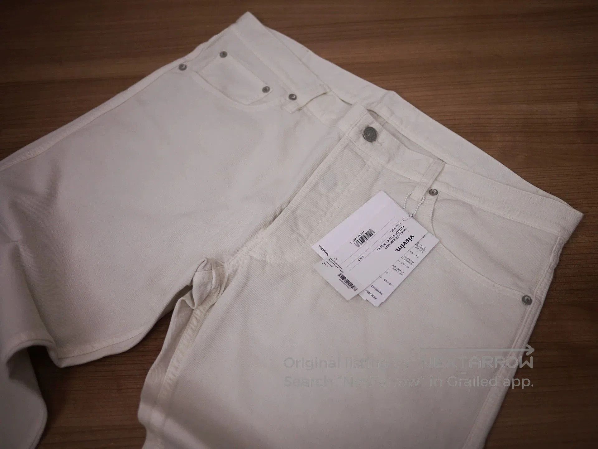 Visvim White Denim Pants Size 36. Size US 36 / EU 52 - 4 Thumbnail