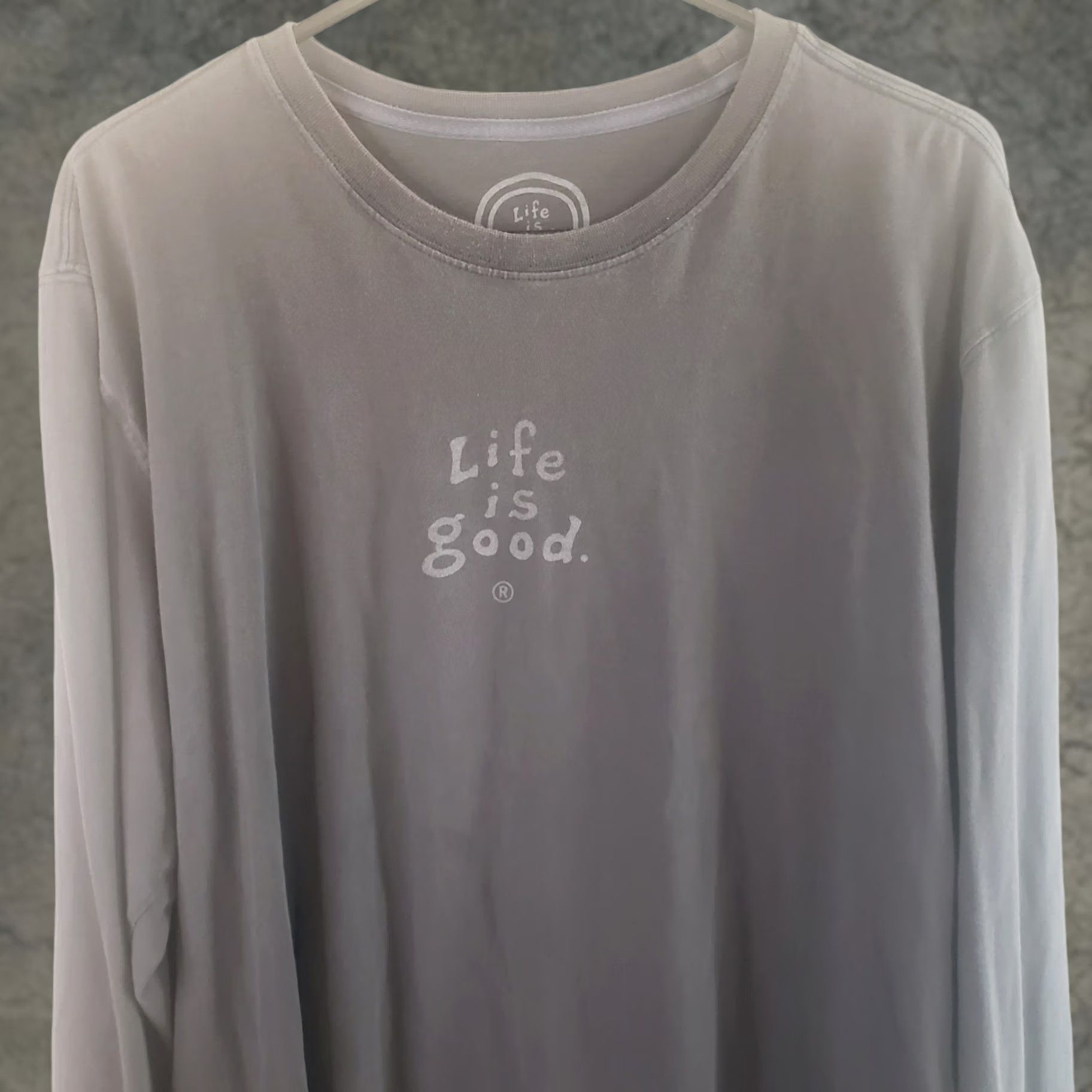 Life is Good Life is Good Men's L Dark Gray Long Sleeve Shirt Nature Graphic Print Crew Neck Classic Fit Size US L / EU 52-54 / 3 - 1 Thumbnail