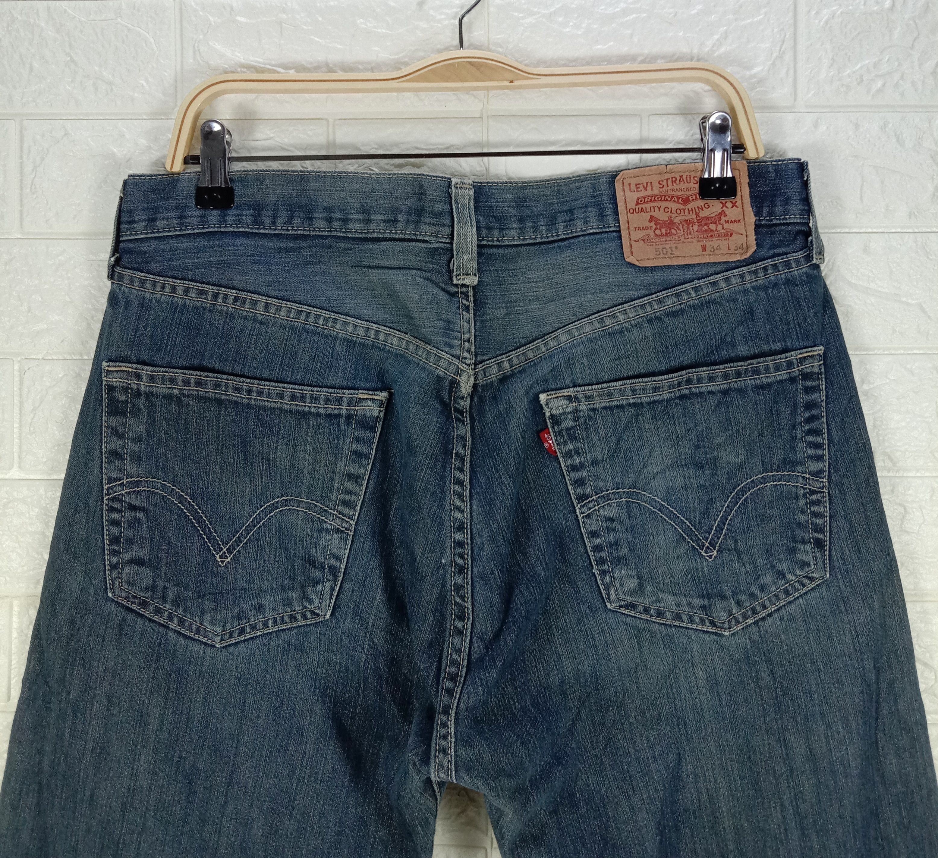 Levi's Vintage Levi's 501 Jeans Earth Tone Button Fly Denim Size US 34 / EU 50 - 6 Thumbnail