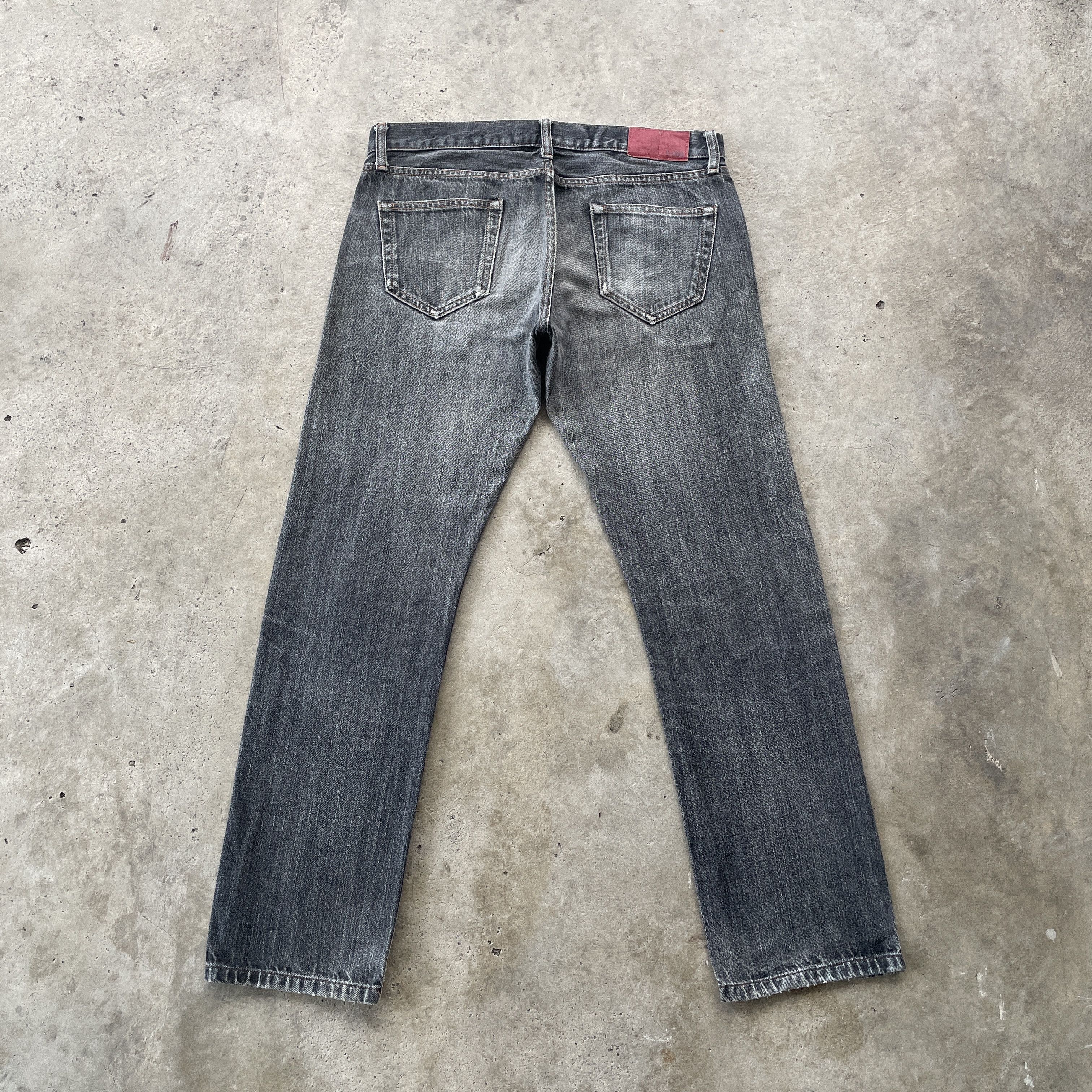 Japanese Brand × Vintage VINTAGE JAPANESE DISTRESSED FADED BLACK JEAN PANTS DENIM W34 Size US 34 / EU 50 - 11 Thumbnail