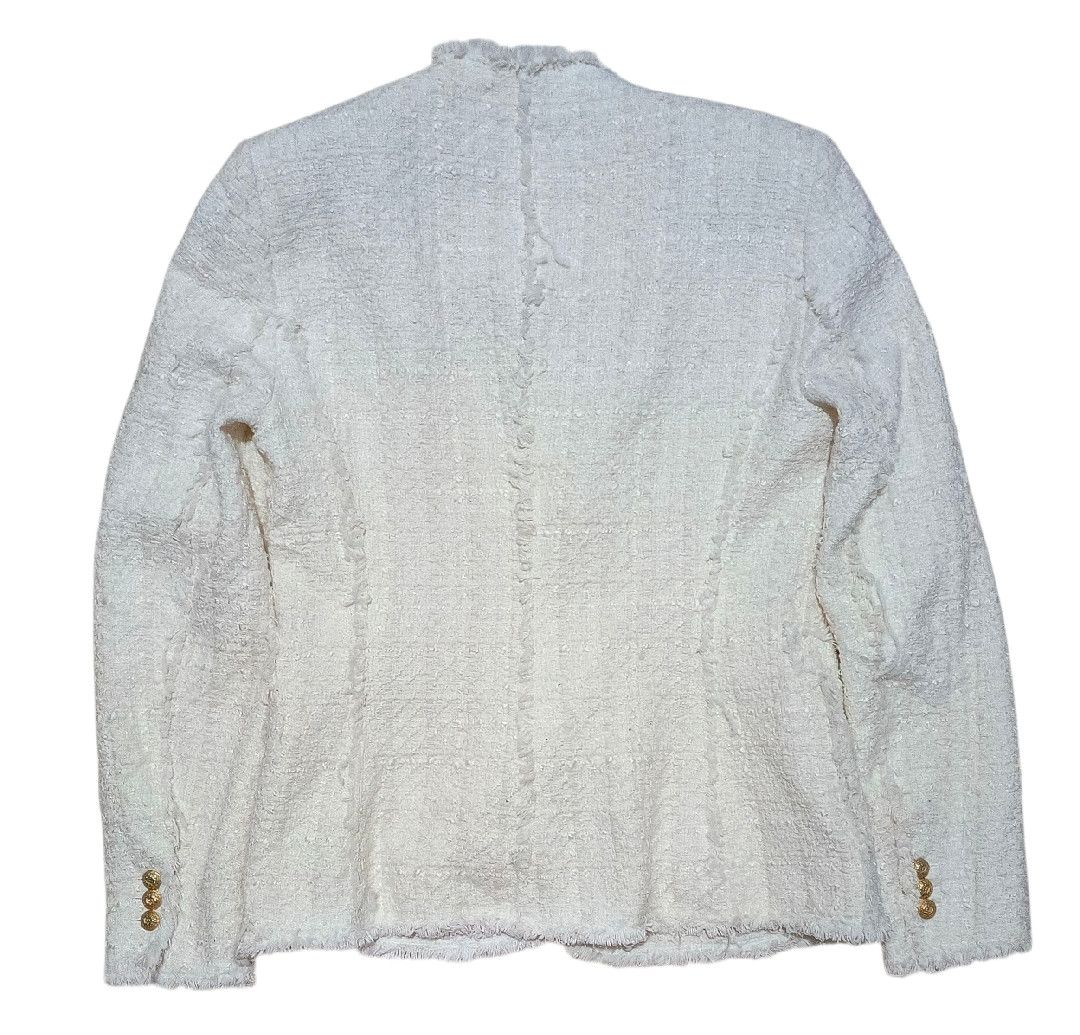 Hedi Slimane Zara Knit Double Breasted Metal Buttons Size S / US 4 / IT 40 - 2 Thumbnail