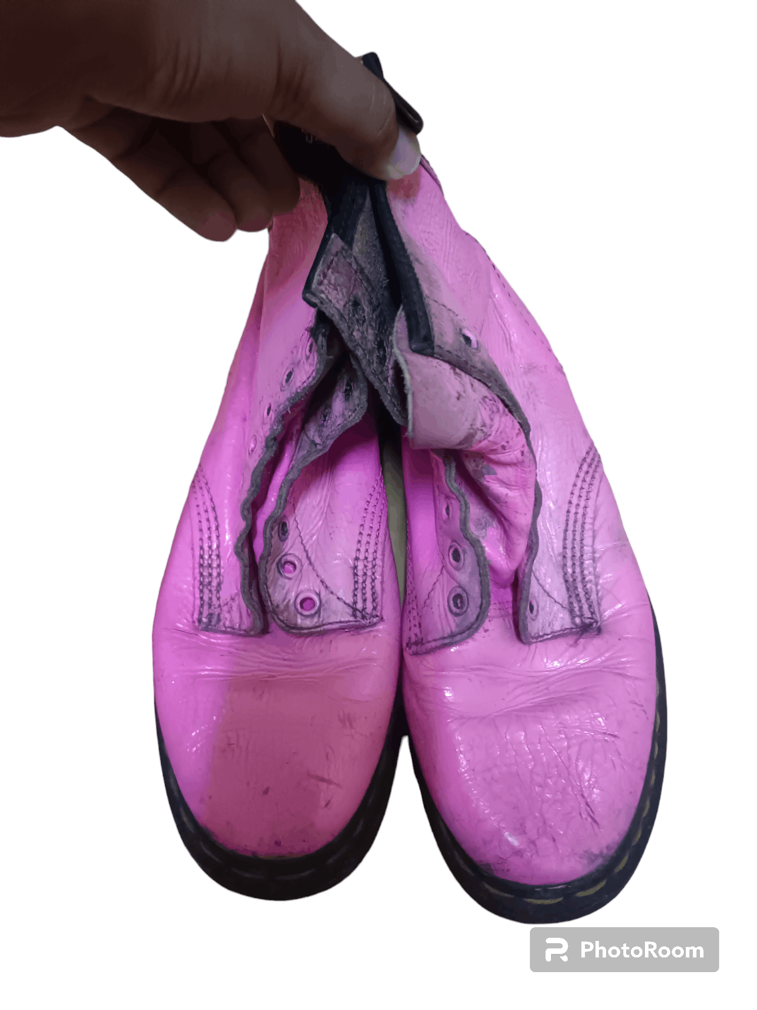 Dr. Martens × Vintage Very RARE Dr. Martens Hi-Cut Boot Original Made in England Size US 6 / EU 39 - 7 Thumbnail
