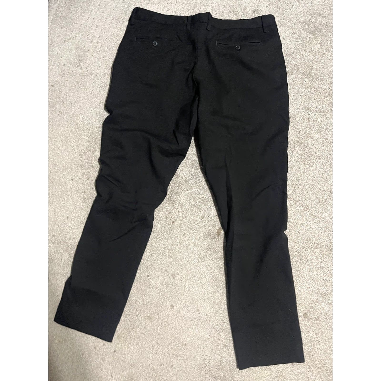 Armani Exchange Armani Exchange Pants Mens XL Black Viscose Blend Modern Lightweight Casual Dress Style City Logo Straight Front Size US 36 / EU 52 - 3 Thumbnail