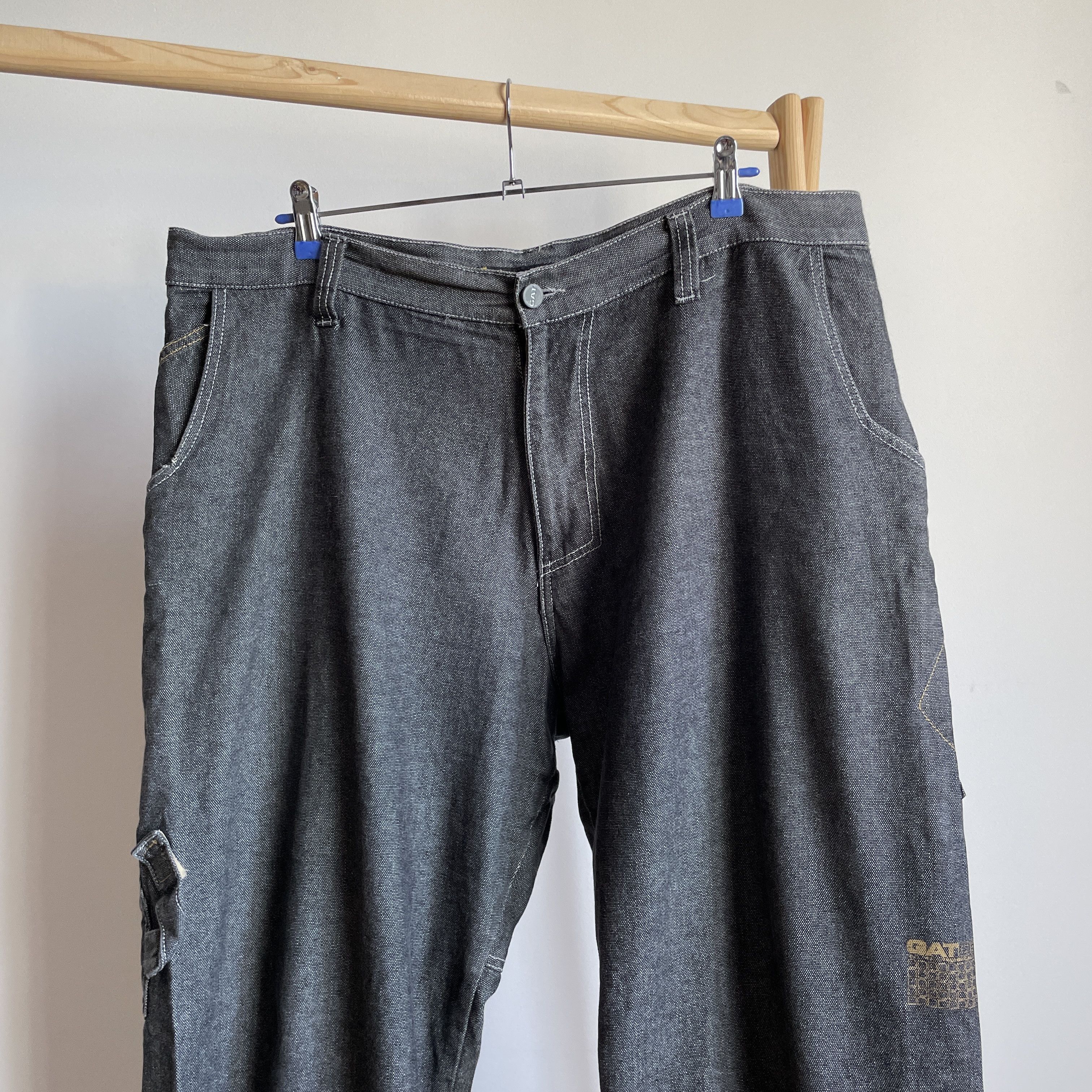 Other Gat Jeans Vintage 90's Made in USA Wide Leg Baggy Denim Size US 38 / EU 54 - 7 Thumbnail