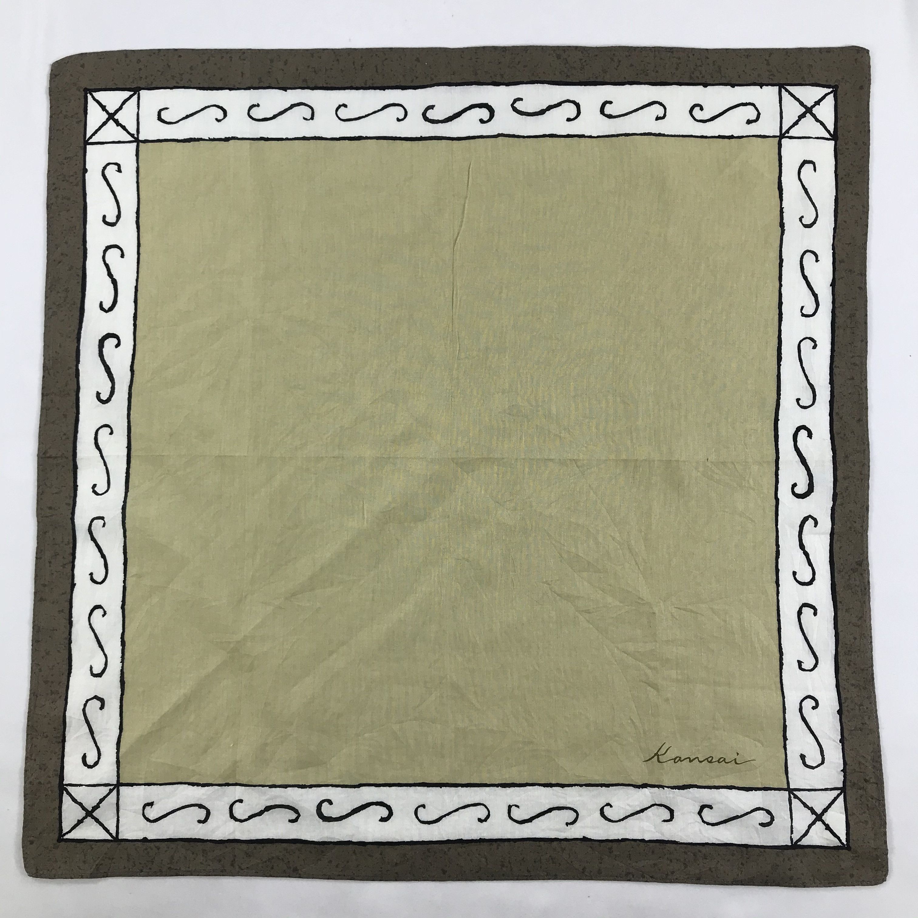 Kansai Yamamoto × Vintage Kansai Yamamoto Bandana / Handkerchief / Neckerchief -S1546 Size ONE SIZE - 1 Thumbnail