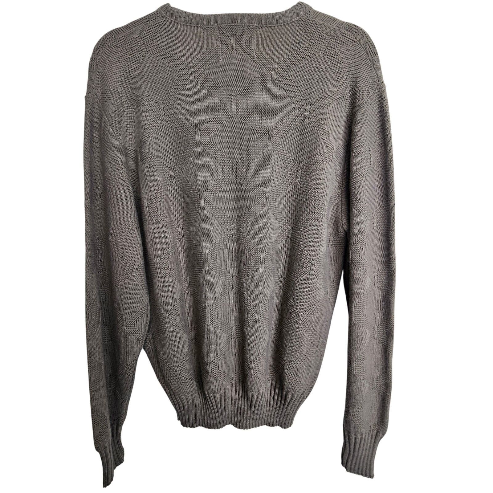 London Fog Vintage London Fog Mens 3D V-Neck Sweater Size L Argyle USA Size US L / EU 52-54 / 3 - 7 Thumbnail