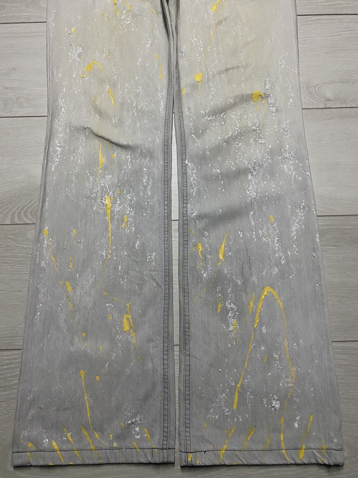 JOSEPH HOMME joseph Homme Paint Splatter Effect Paint Flare Jeans Size US 33 - 5 Thumbnail
