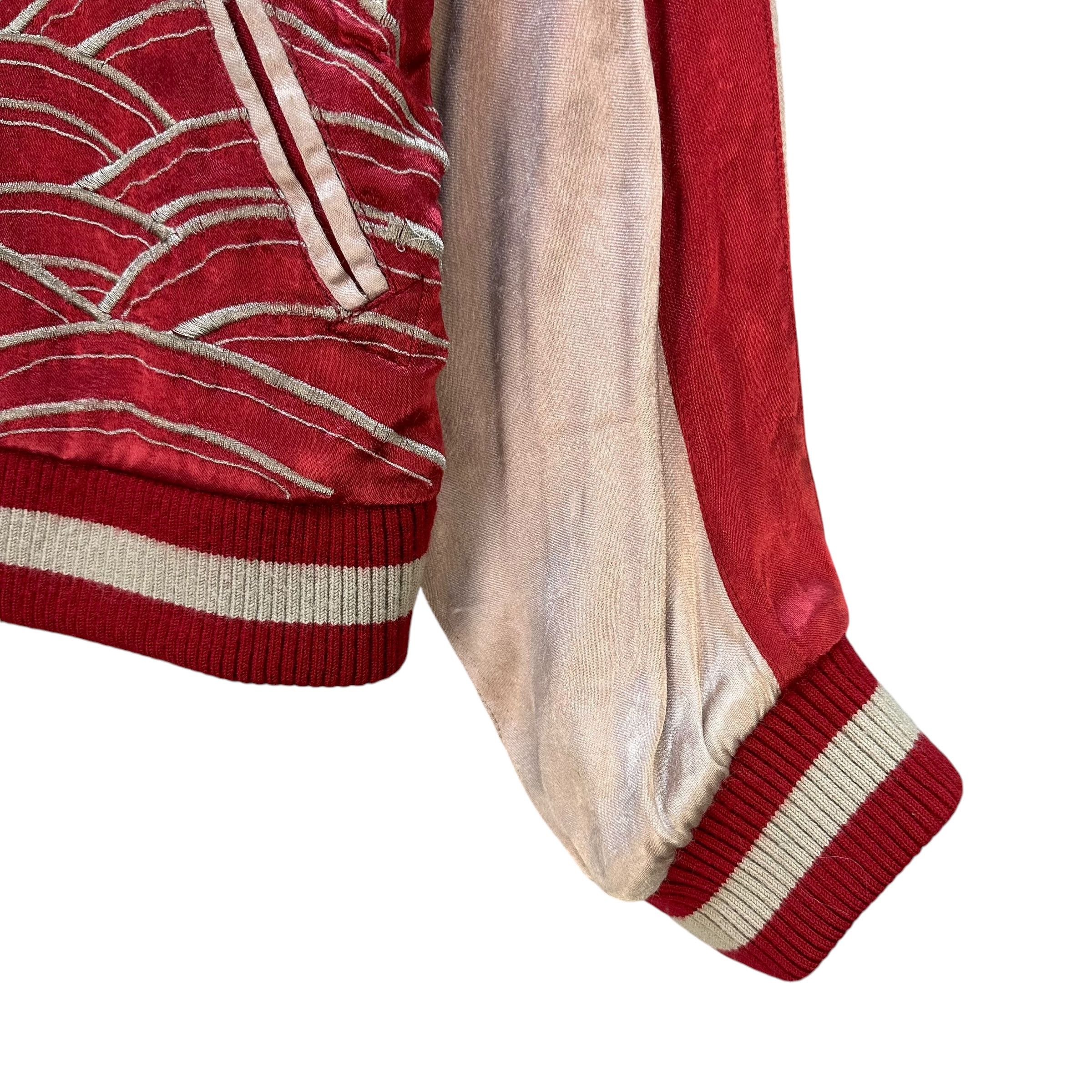 Japanese Brand THE JAPANESE TRADITION Embroidery Sukajan Jacket #A68-1652 Size US M / EU 48-50 / 2 - 13 Thumbnail