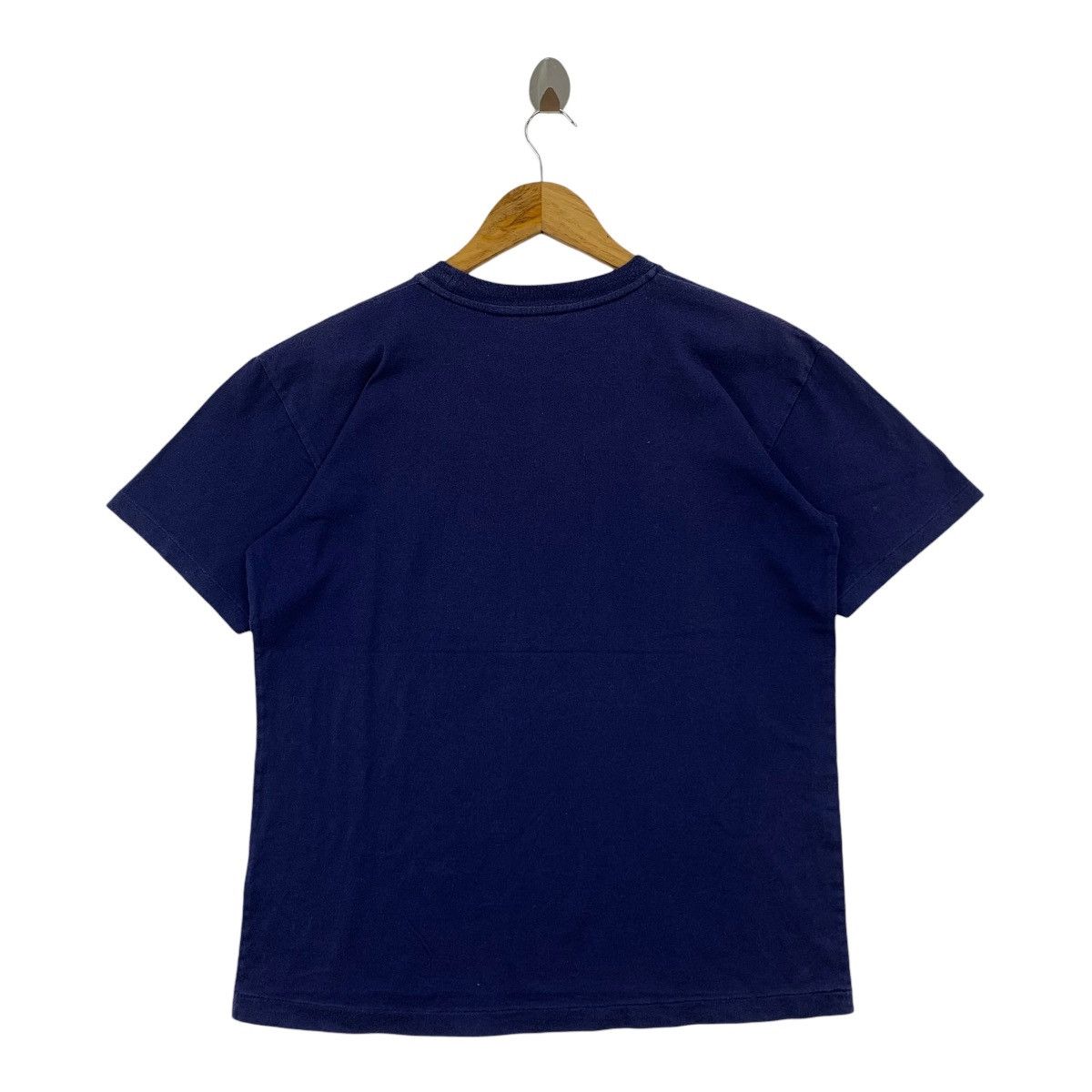 Courreges × Vintage Vintage COURREGES printed spellout logo navy blue tee Size US M / EU 48-50 / 2 - 4 Thumbnail