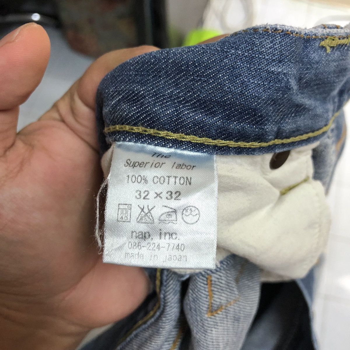 The Superior Labor DL The Superior Labor selvedge Distressed Denim Pants #A2445 Size US 32 / EU 48 - 25 Thumbnail