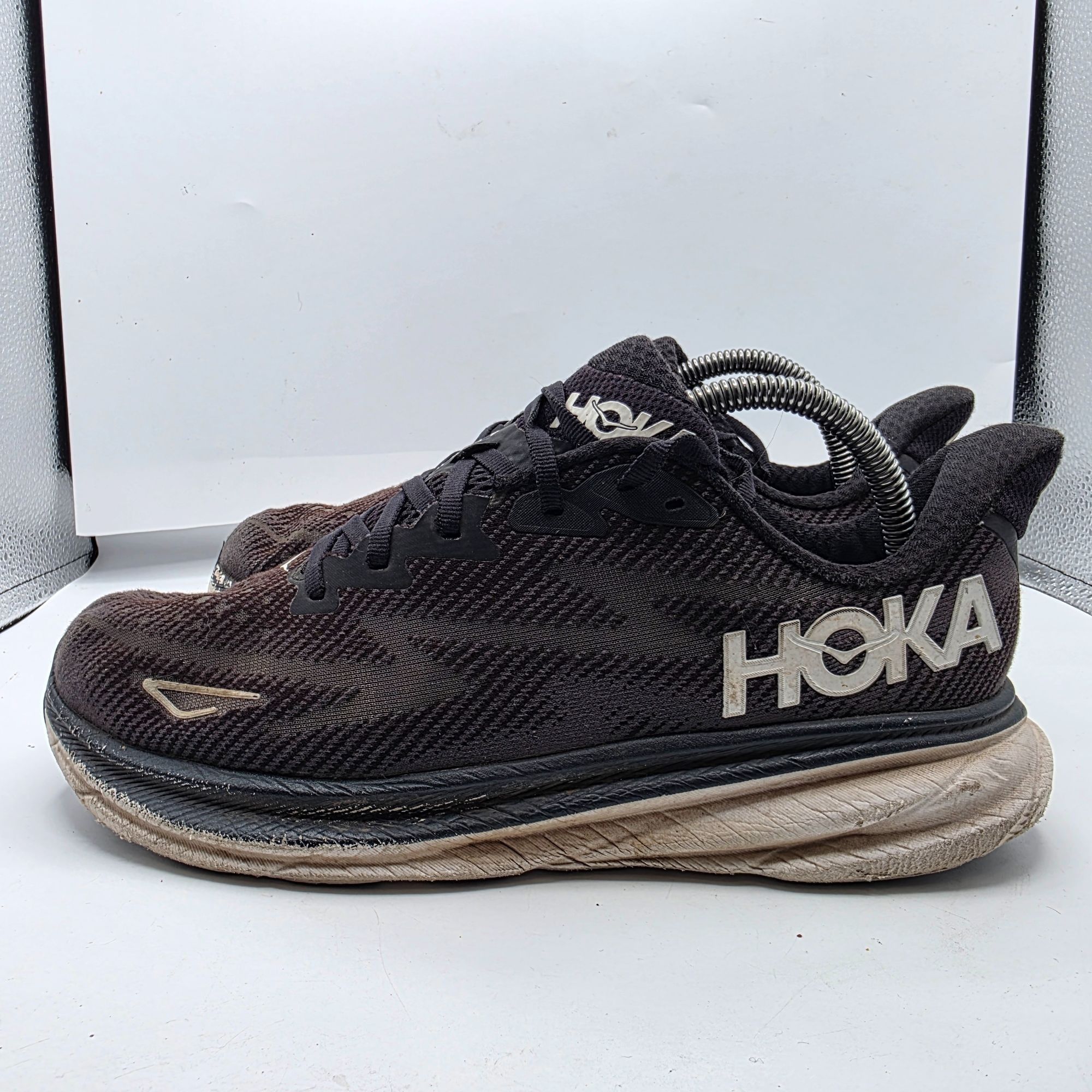 Hoka Hoka Clifton 9 Women Size 9 Wide Black Running Shoes Cushion Size US 9 / IT 39 - 15 Thumbnail
