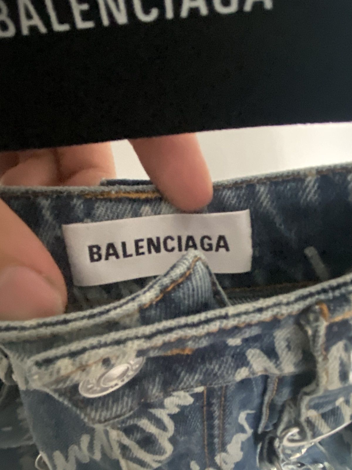 Balenciaga Balenciaga Raver denim skirt Size 36" / US 14 / IT 50 - 5 Thumbnail