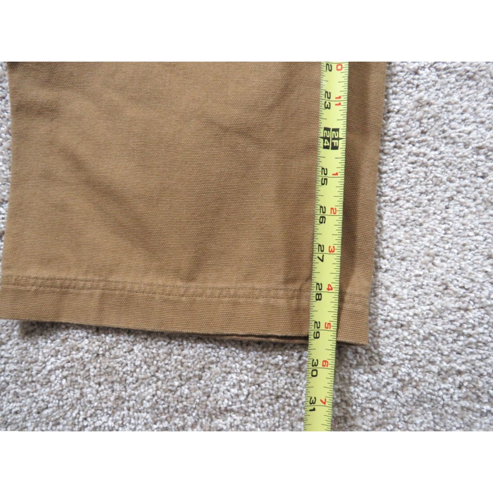 Duluth Trading Company Duluth Trading Co Pants Mens 48x29 Brown Cargo Relaxed Fit Duck Canvas Workwear Pants Mens Brown Cargo 48x29 Size US 32 / EU 48 - 4 Thumbnail