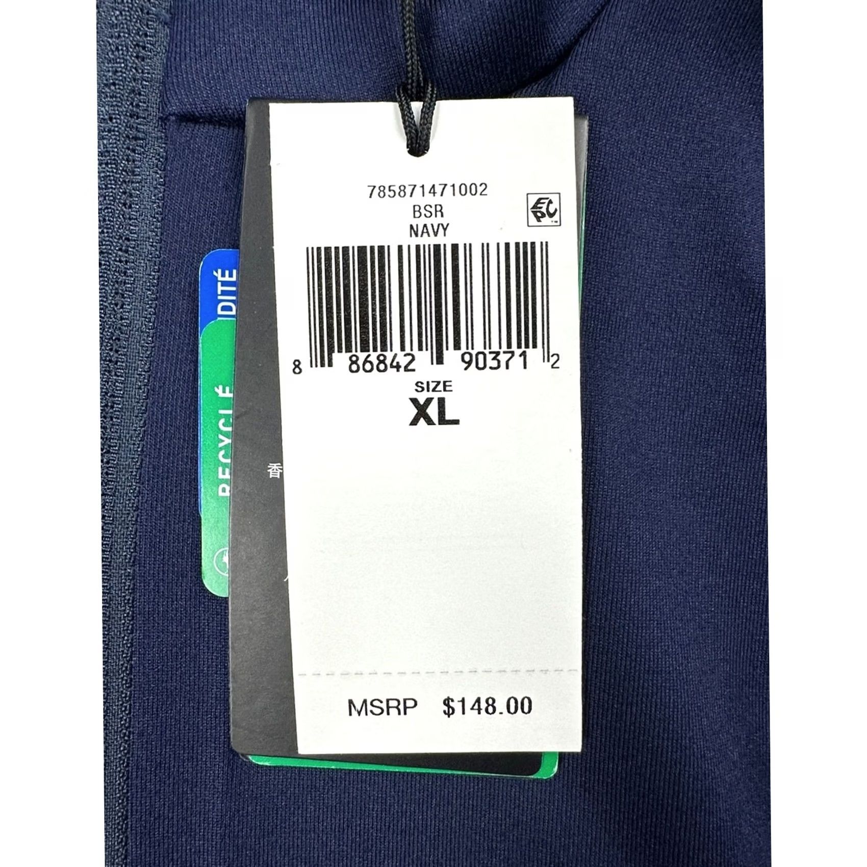 RLX Ralph Lauren RLX Ralph Lauren Luxury Performance Quarter Zip Tech Jersey Pullover XL Mens Navy Blue Sweatshirt Pullover Size US XL / EU 56 / 4 - 8 Thumbnail
