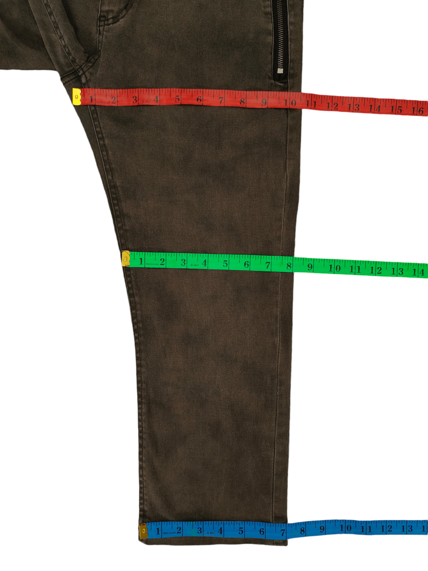 If Six Was Nine In The Attic Multi Pocket Zipper Sun Faded 3Q Pants Size US 32 / EU 48 - 9 Thumbnail