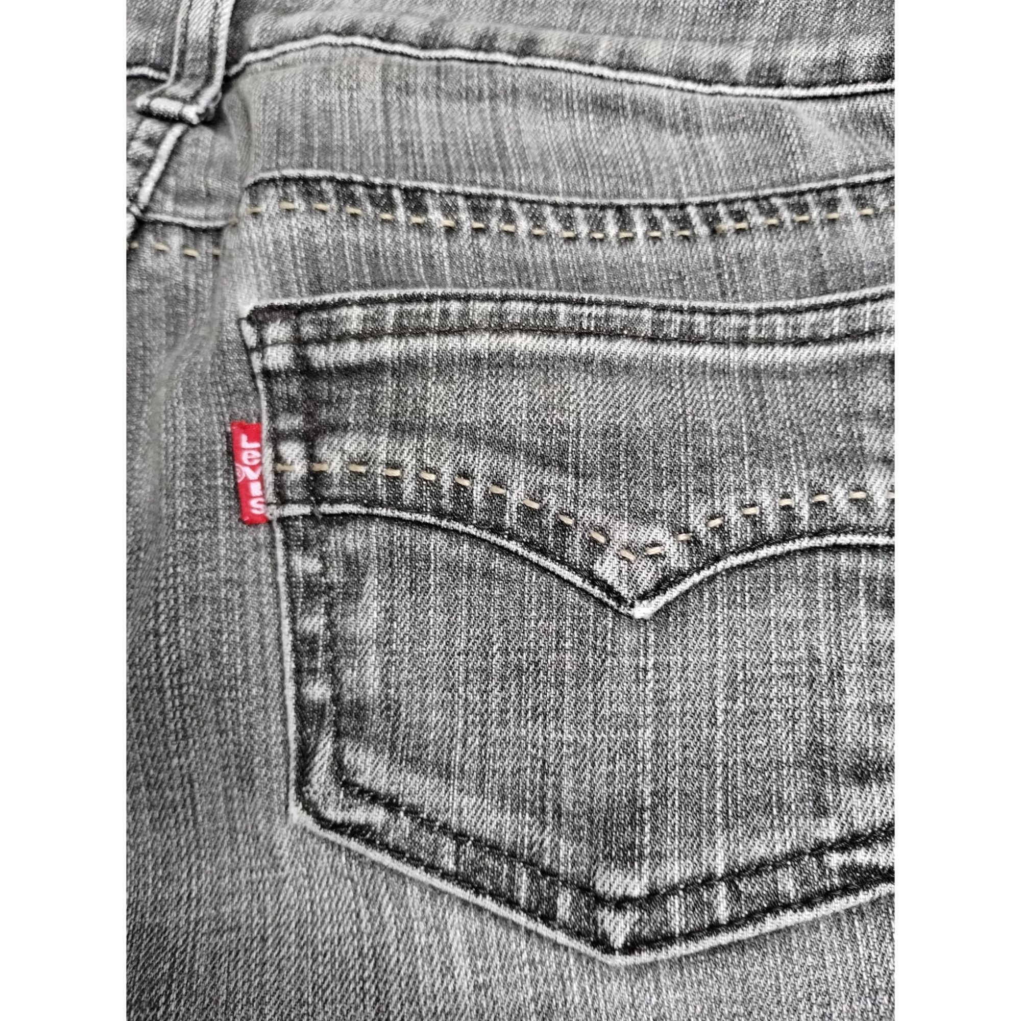 Levi's Womens Levis Saddle Stitch Jeans Black Size 28" / US 6 / IT 42 - 6 Thumbnail