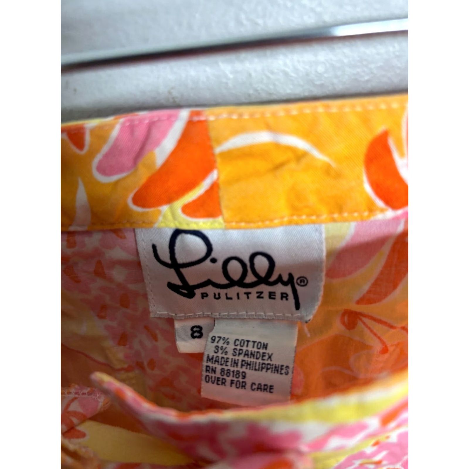 Lilly Pulitzer Lilly Pulitzer Pants Women's 8 Colorful Pineapple Print Tropical Beach Casual Party Travel Stretch Pockets Capri Size 30" / US 8 / IT 44 - 4 Thumbnail