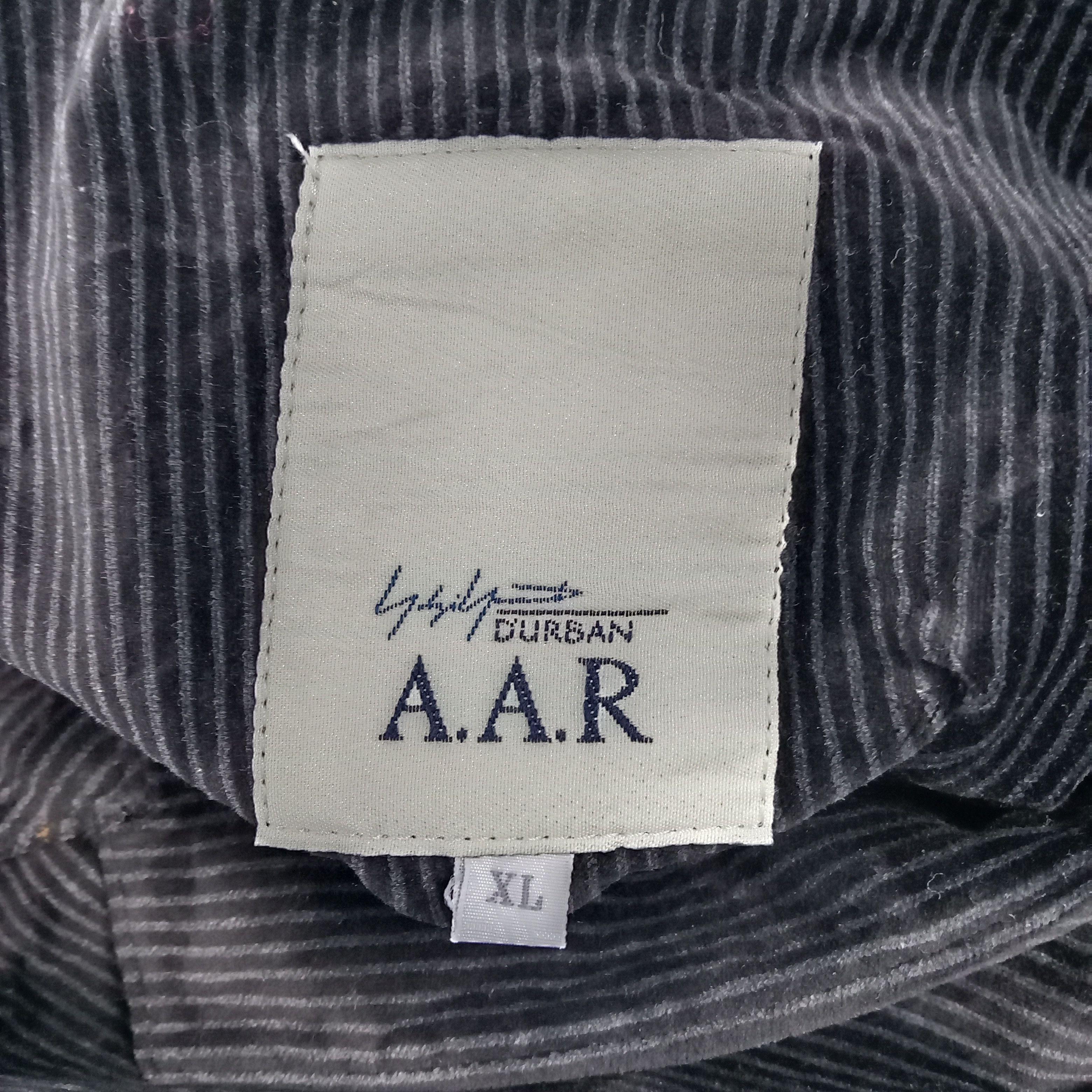 Vintage × Yohji Yamamoto A.A.R Yohji Yamamoto Japanese Designer Velvet Blazer Size 36R - 4 Thumbnail