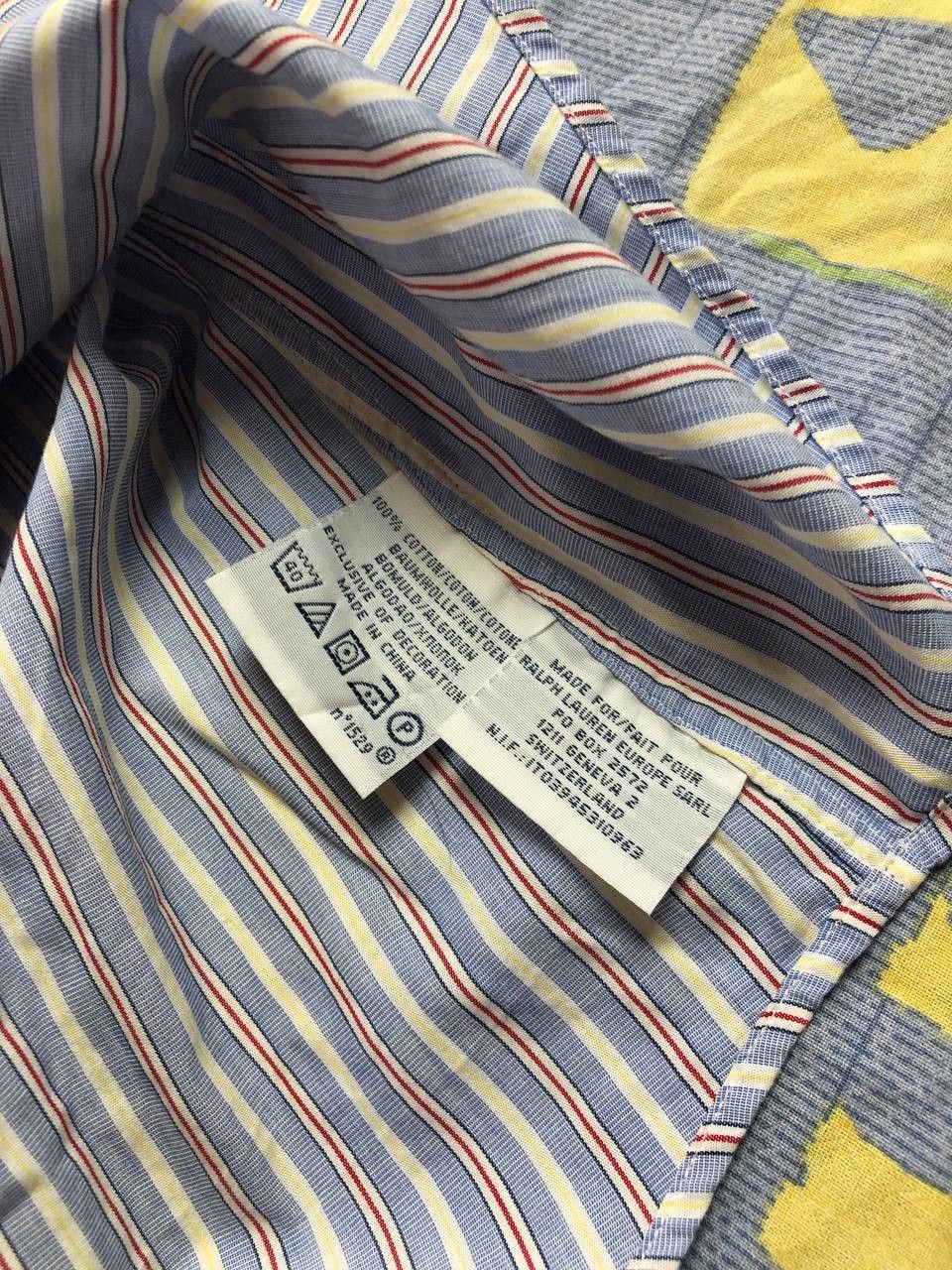 Polo Ralph Lauren × Ralph Lauren Polo Ralph Lauren Vintage Striped Shirt Logo Size US XXL / EU 58 / 5 - 7 Thumbnail