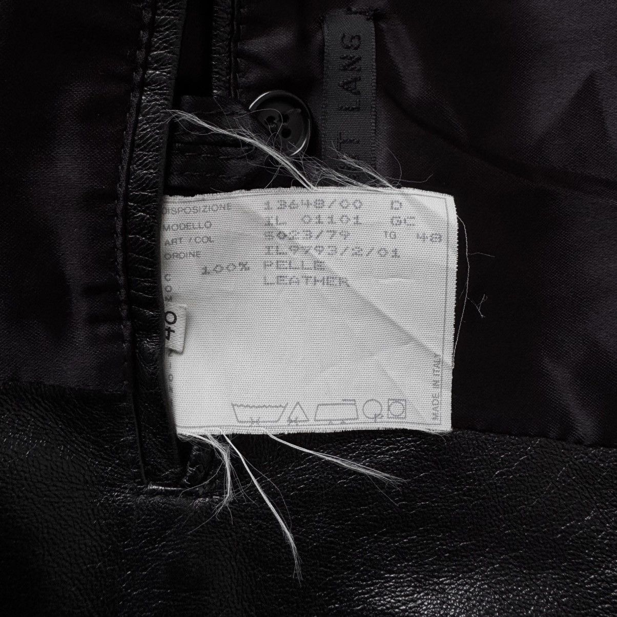 Helmut Lang Helmut Lang 1990’s Black Leather Blazer Jacket Size US M / EU 48-50 / 2 - 10 Thumbnail