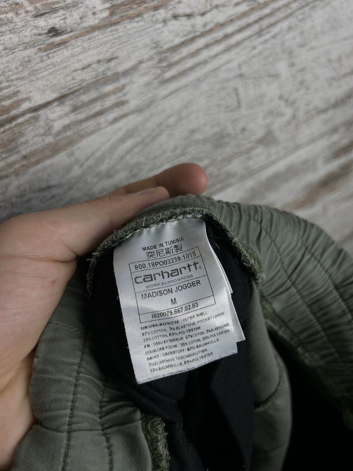 Carhartt × Carhartt Wip × Vintage Mens Vintage Carhartt WIP Madison jogger pants cargo y2k 90s Size US 32 / EU 48 - 18 Thumbnail