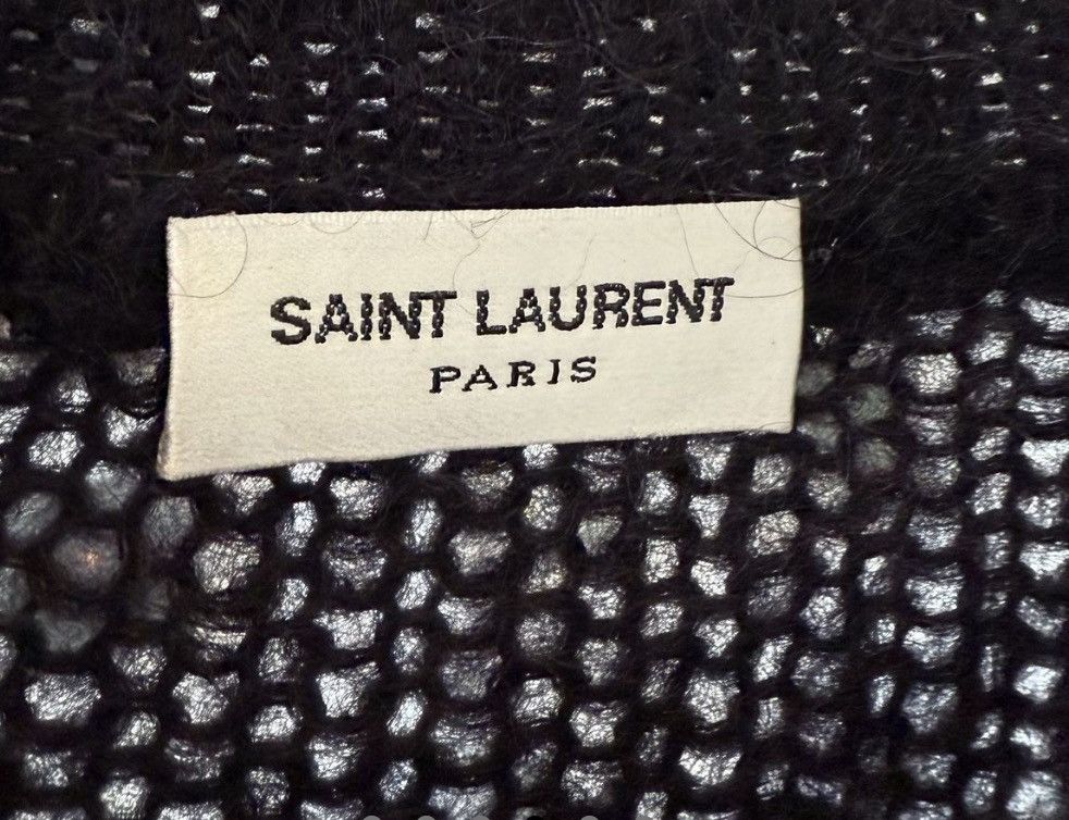 Saint Laurent Paris $2K VALUE FW24 90s Sweater in Mohair Size US M / EU 48-50 / 2 - 3 Thumbnail