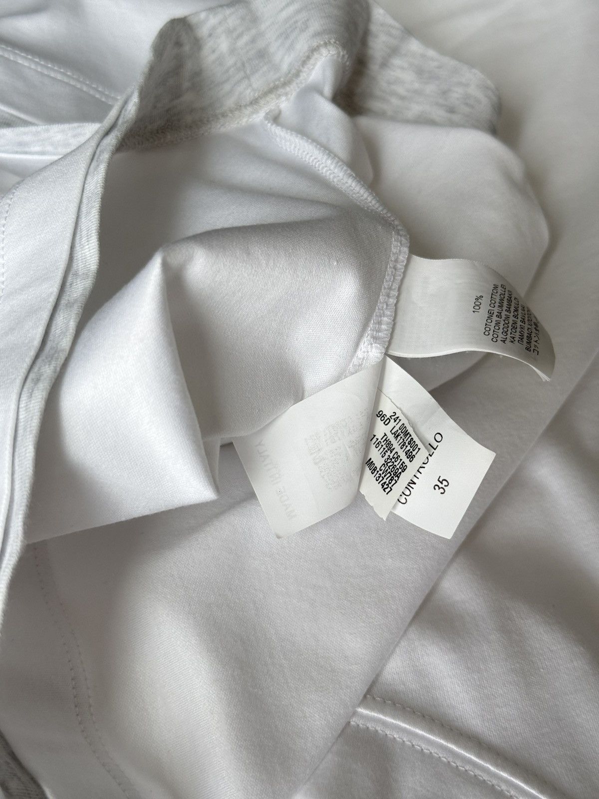 Brunello Cucinelli Brunello Cucinelli White Crew Neck T-Shirt 100% Cotton Size US M / EU 48-50 / 2 - 13 Thumbnail
