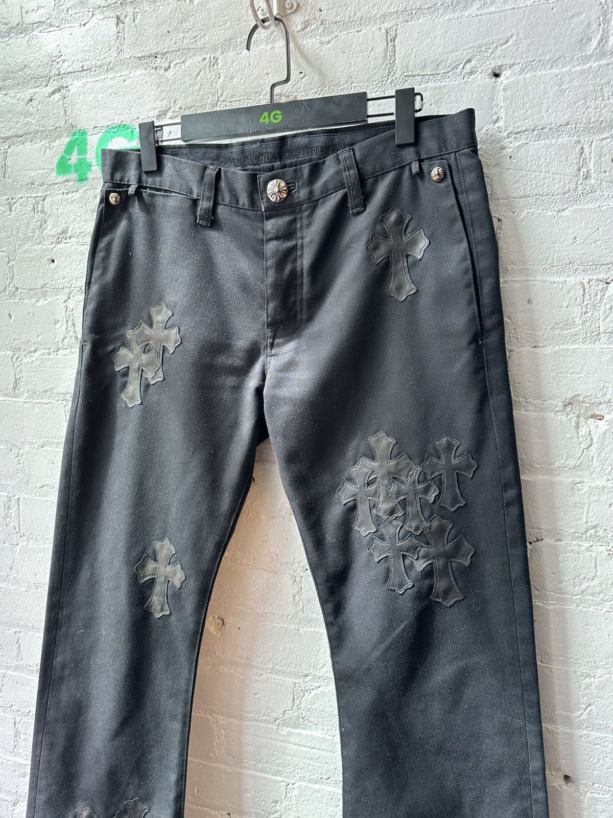 Chrome Hearts CHROME HEARTS FLOODED PATCH CHINOS Size US 33 - 1 Thumbnail