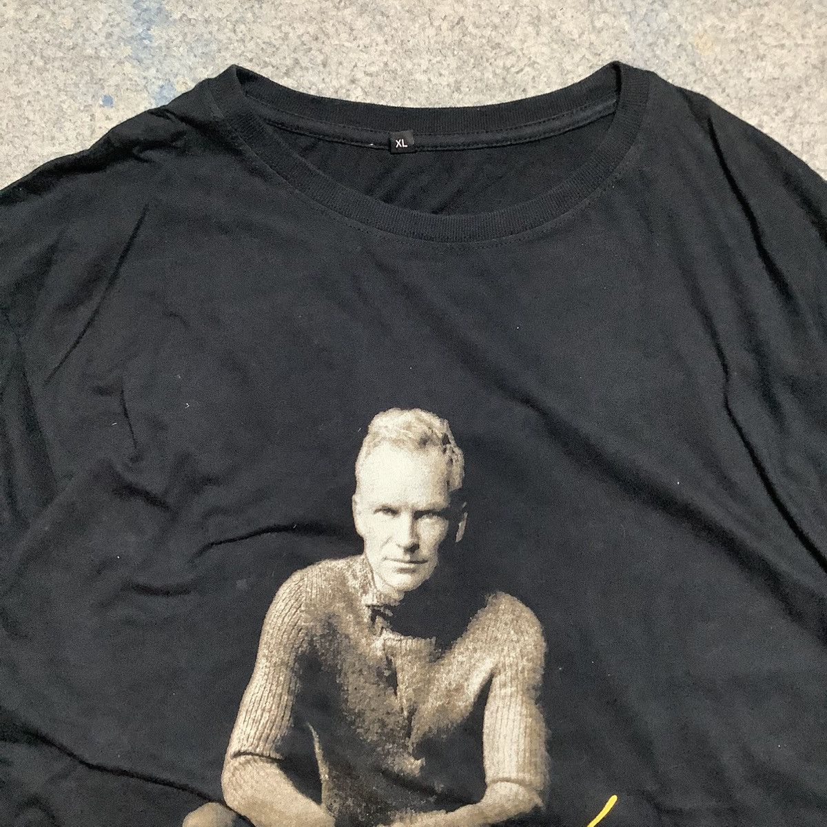 Sting × Vintage Vintage Sting Tour 2004 T-Shirt Black Size L Size US XL / EU 56 / 4 - 2 Thumbnail