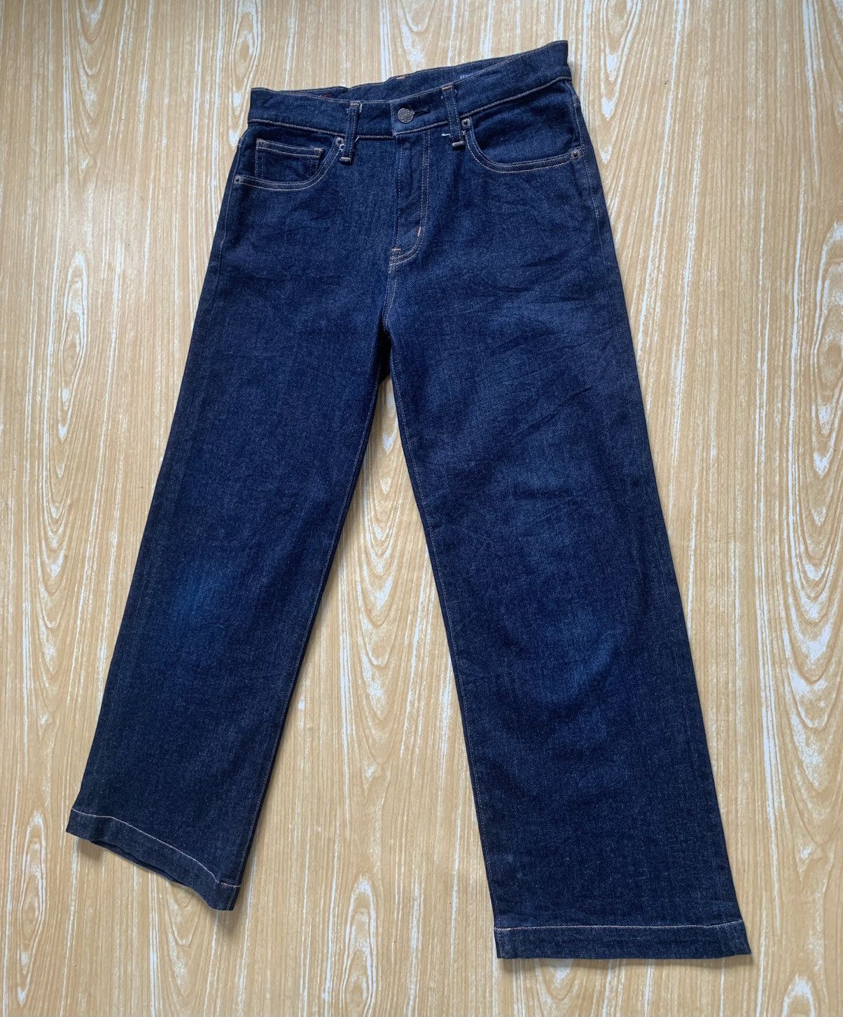 Designer Setouchi Indigo Made In Japan Baggy Stretching Jeans Pant Size US 28 / EU 44 - 5 Thumbnail