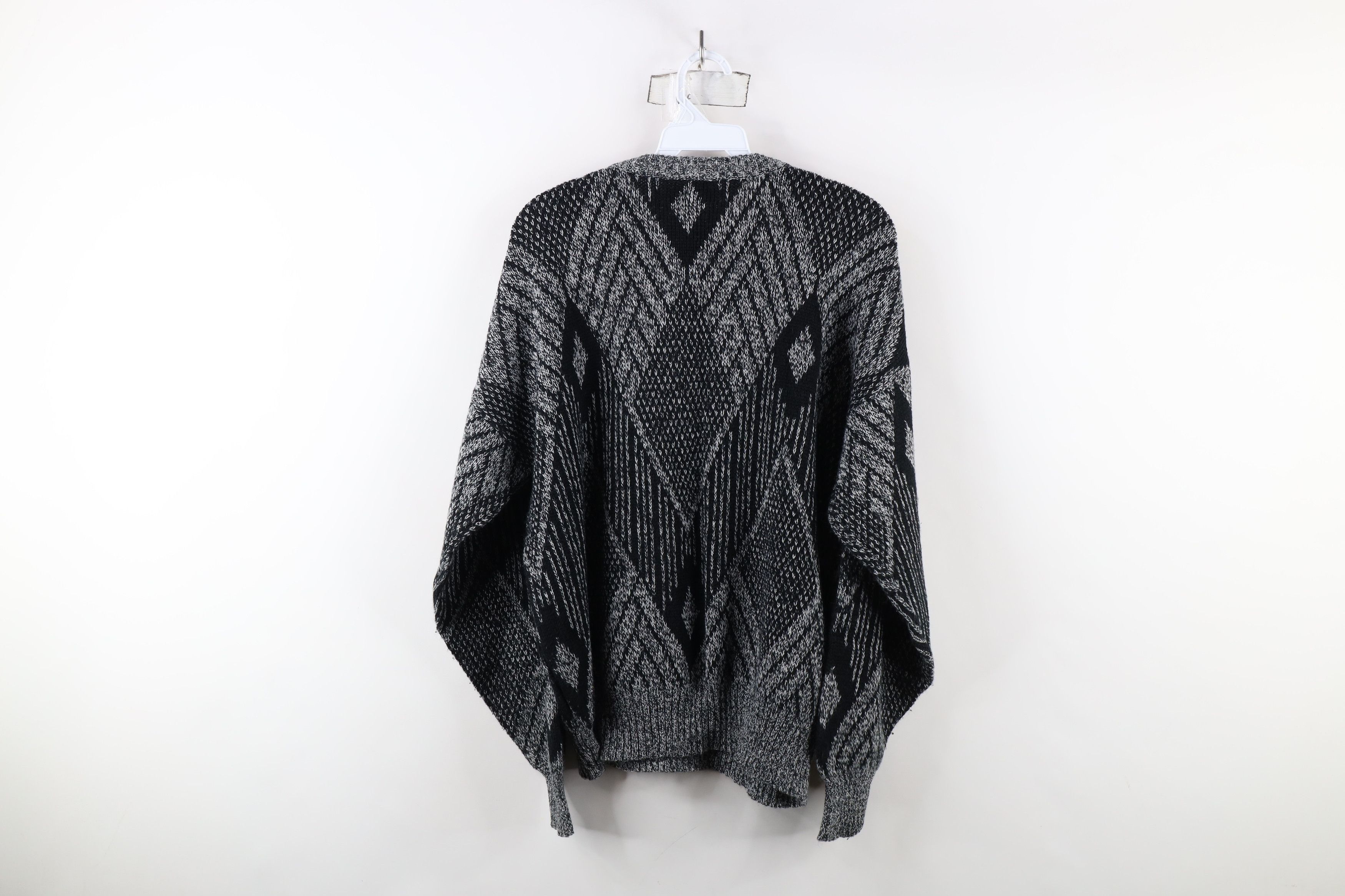 Vintage Vintage 90s Coogi Style Diamond Knit Mom Crewneck Sweater Size XL / US 12-14 / IT 48-50 - 8 Thumbnail