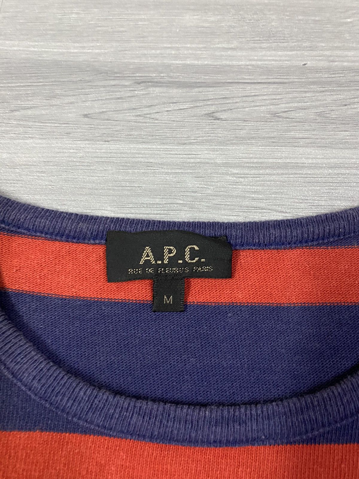 A.P.C. A.P.C Striped Tee Size US M / EU 48-50 / 2 - 7 Thumbnail