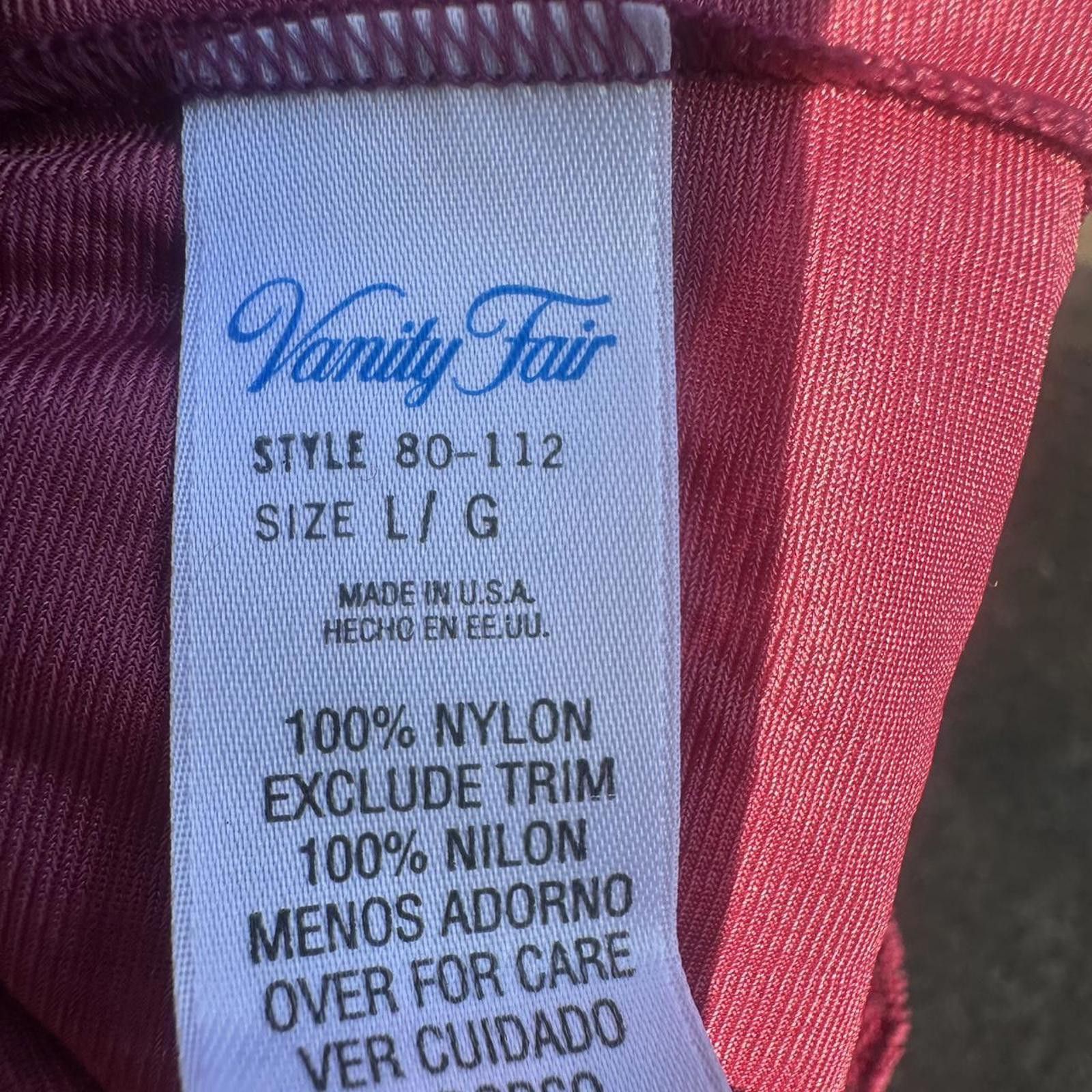 Other Vintage vanity fair nightgown large Size ONE SIZE - 2 Thumbnail