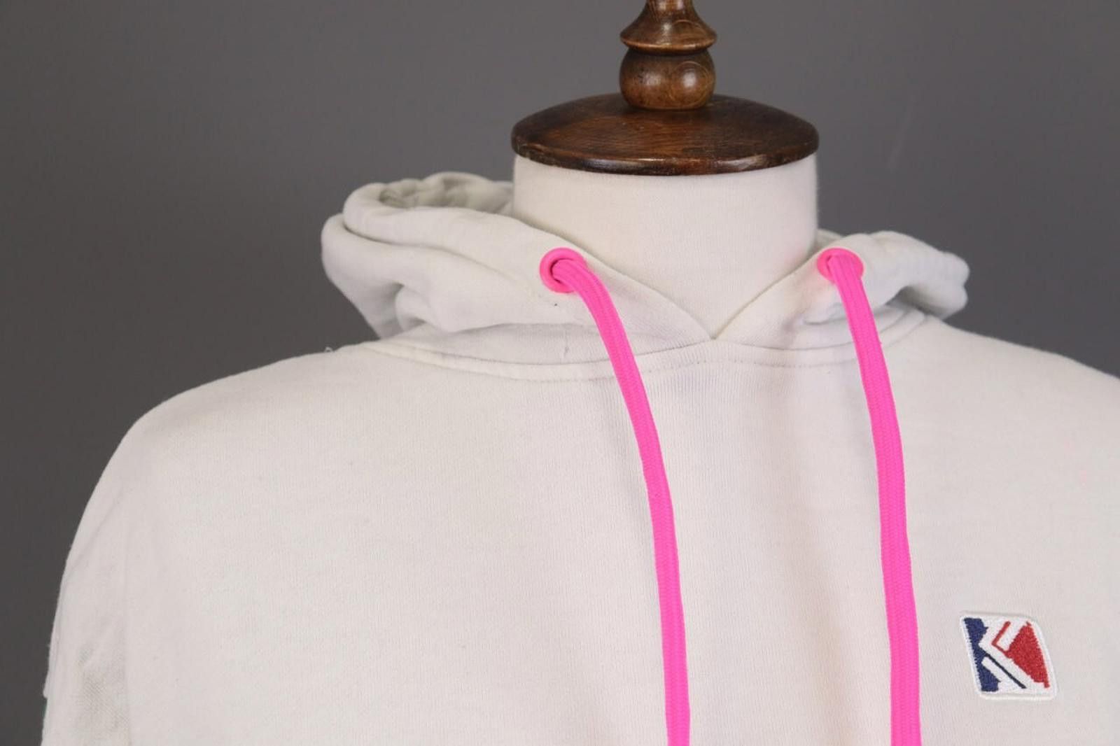 Karl Kani Karl Kani White Hooded Cropped Sweatshirt Sweater Size XS Size XS / US 0-2 / IT 36-38 - 6 Thumbnail