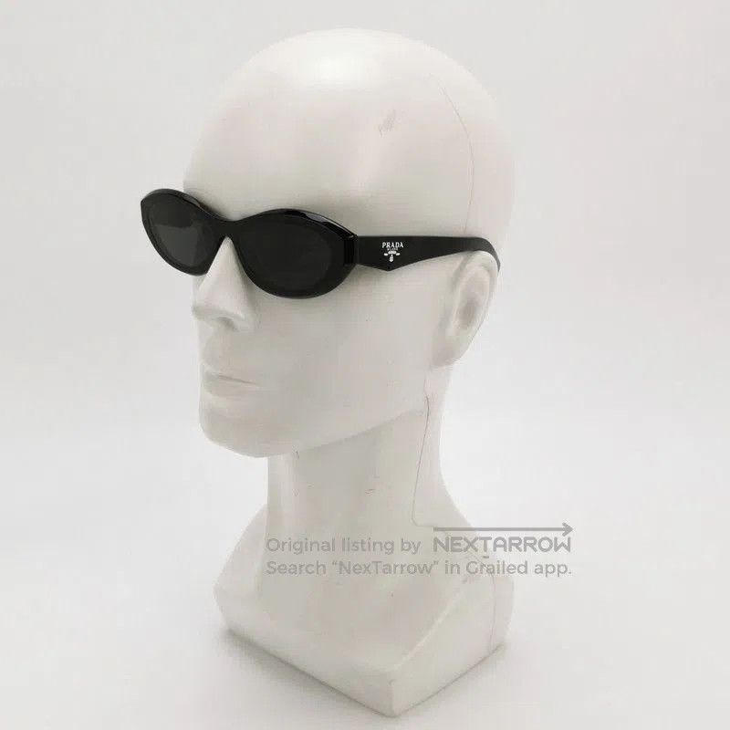 Prada Prada Black Full Frame Logo Sunglasses. Size ONE SIZE - 2 Thumbnail