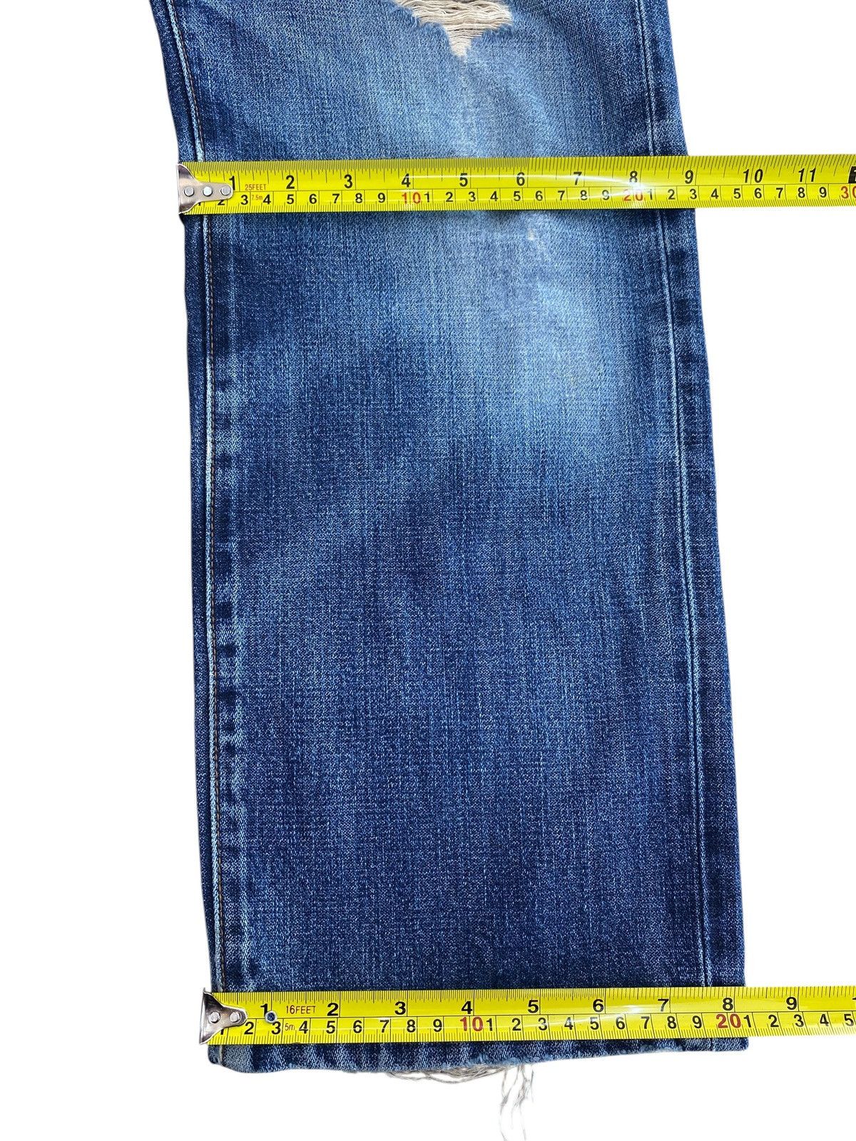 Wrangler Wrangler Brand Faded Wash Ripped Style Loose Jeans Size US 28 / EU 44 - 11 Thumbnail