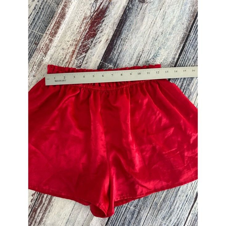 Victoria's Secret Vintage Victoria’s Secret Gold Label Red Satin Women's Pajam Size 27" / US 4 / IT 40 - 5 Thumbnail