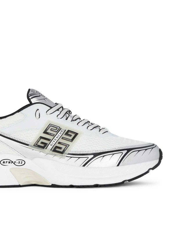 Givenchy o1lv12m1025 Nfnty 52 Low Top Runners in White Size US 9 / EU 42 - 6 Thumbnail