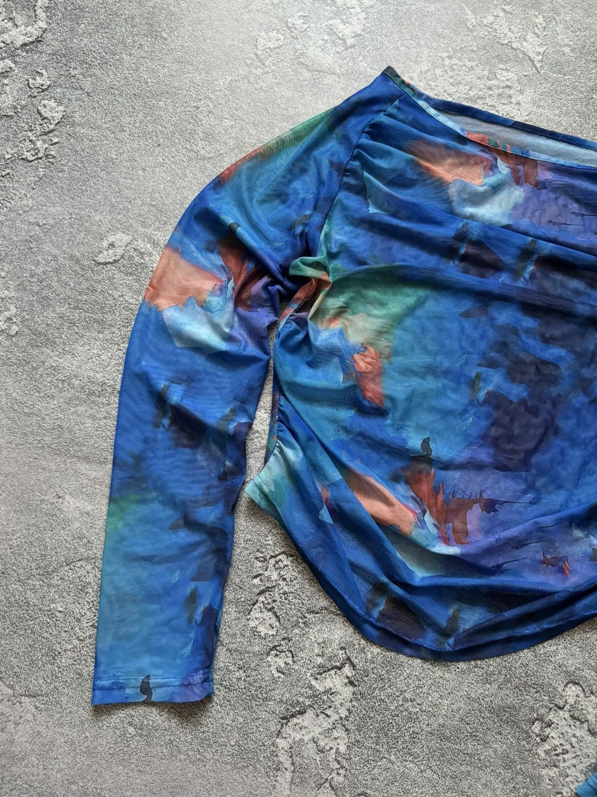 Japanese Brand × Jean Paul Gaultier Mesh top long sleeve motive like Jean Paul Gaultier vintage Size XL / US 12-14 / IT 48-50 - 6 Thumbnail