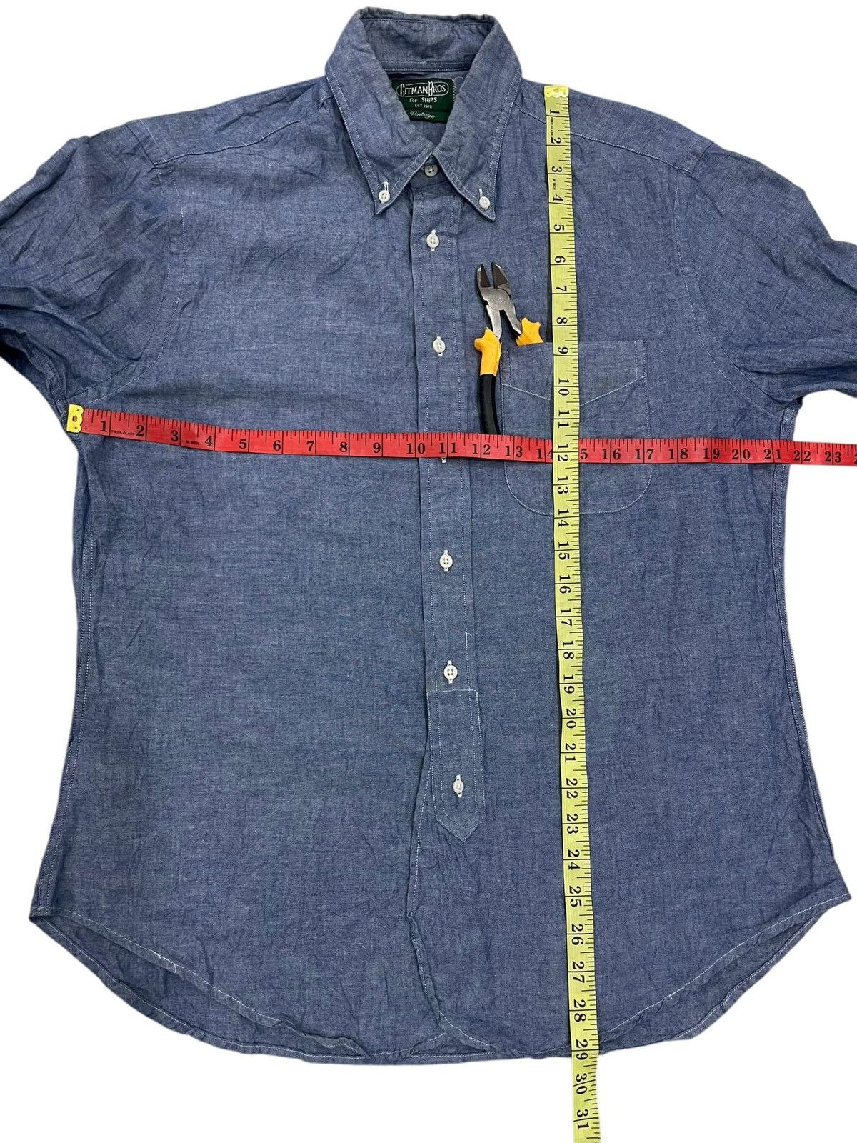 Gitman Bros. Vintage × SHIPS Gitman Bros. Vintage x Ships Chambray 40s Inpired Size US M / EU 48-50 / 2 - 4 Thumbnail