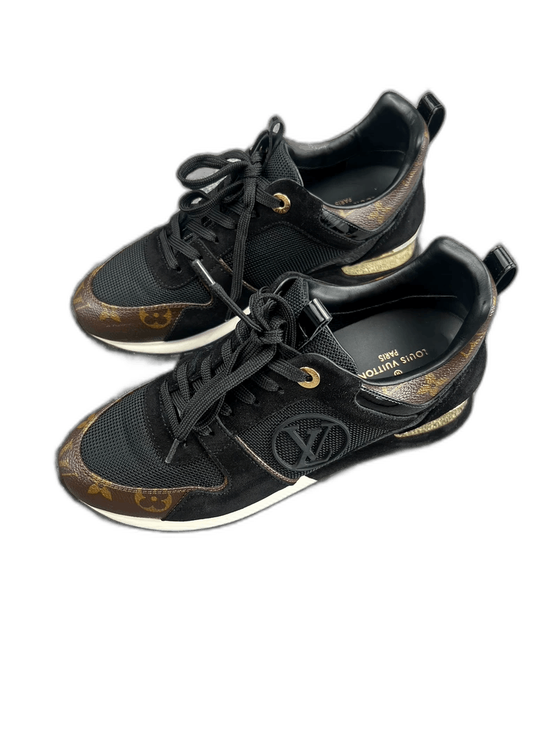 Louis Vuitton louis vuitton black gold runaway sneakers Size US 6.5 / EU 39-40 - 1 Thumbnail