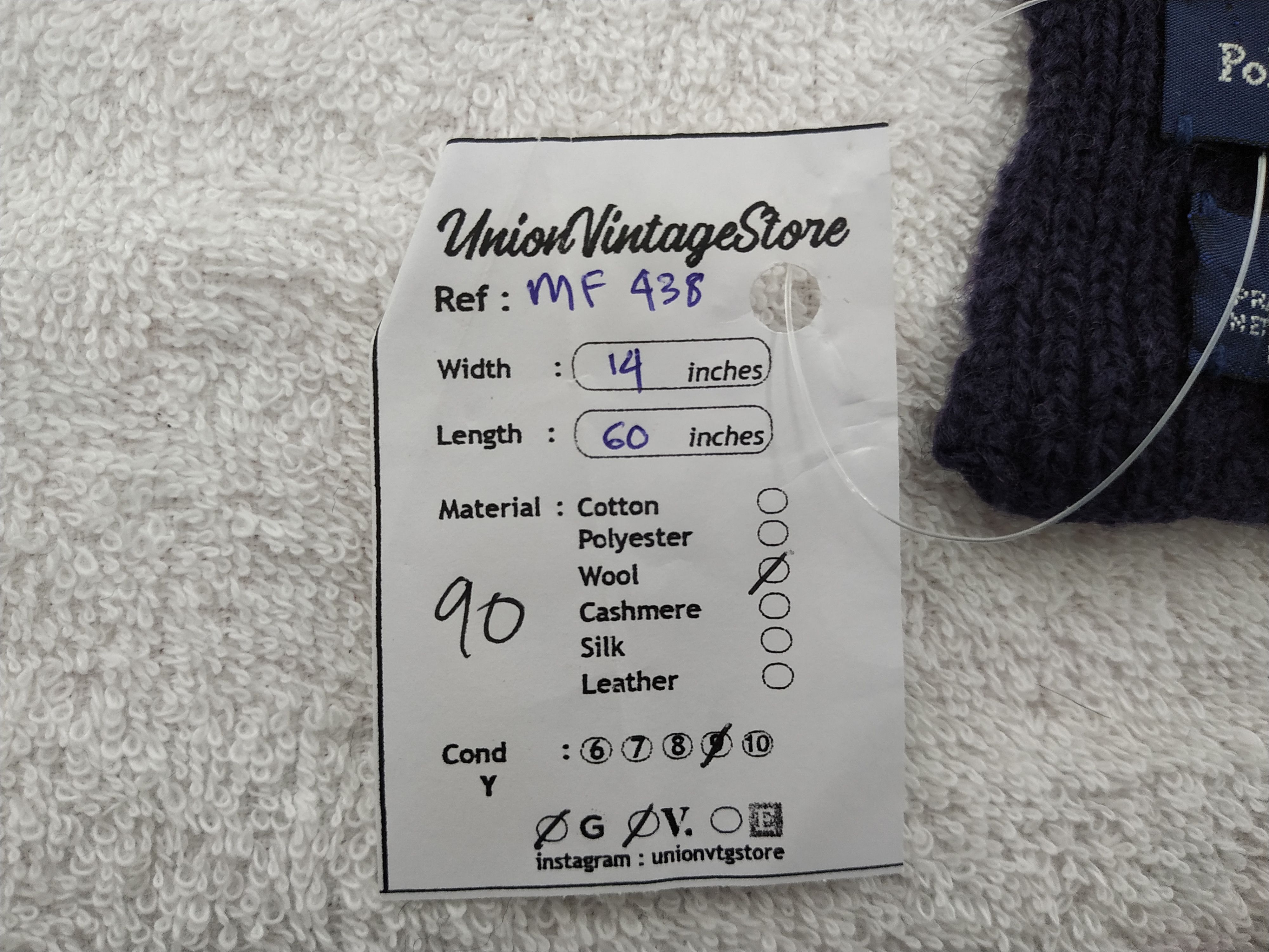 Polo Ralph Lauren Vintage Polo Ralph Lauren Scarf/Muffler/Neckwear MF438 Size ONE SIZE - 8 Thumbnail