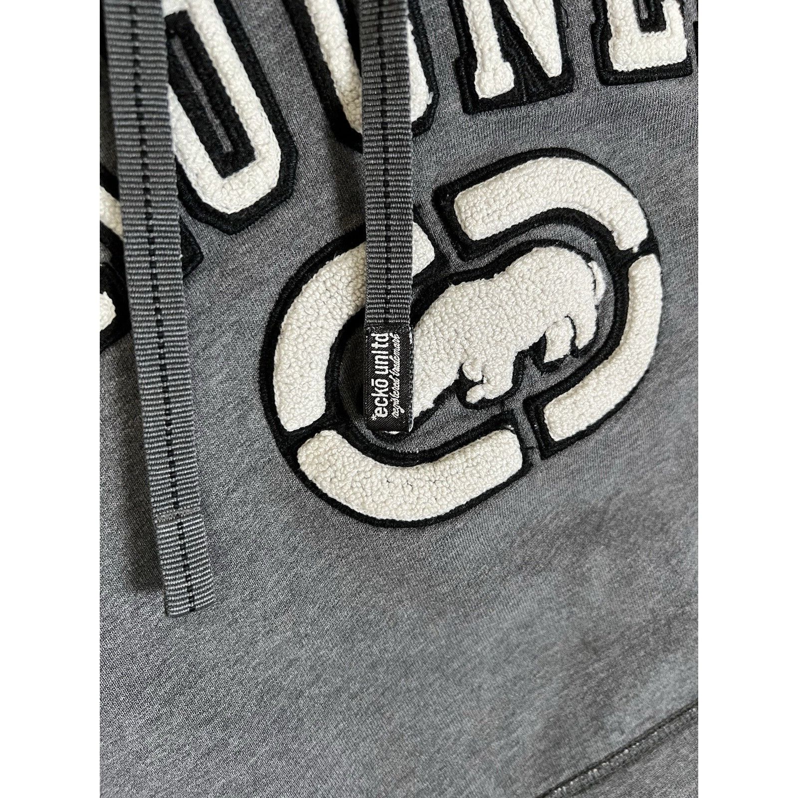 Ecko Unltd. Vintage Ecko Unltd Hoodie Sweatshirt Gray OG Fleece Logo Y2K Size US XL / EU 56 / 4 - 7 Thumbnail