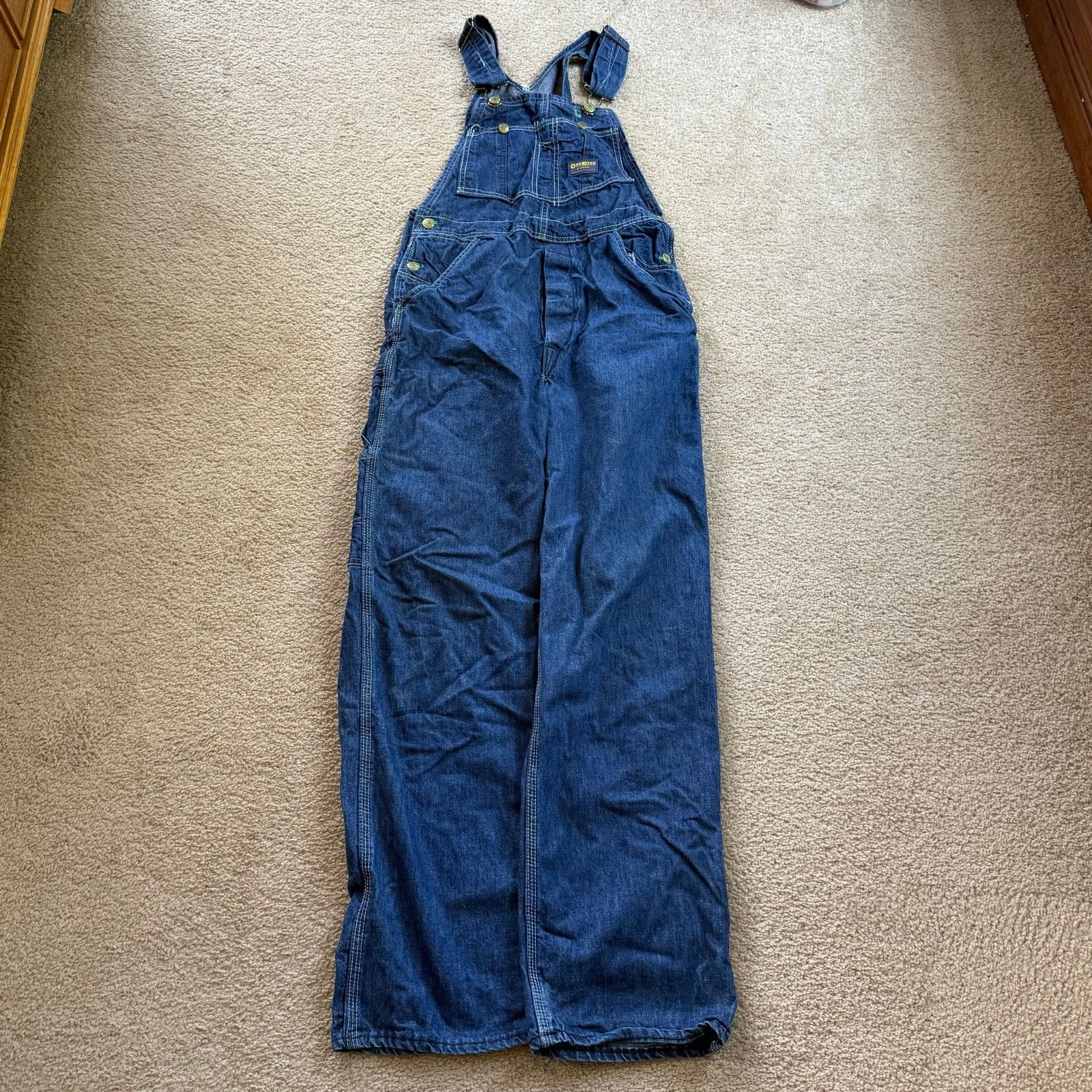 Oshkosh Vintage Sanforized Union Made OshKosh B’Gosh Denim Overalls Size US 32 / EU 48 - 3 Thumbnail