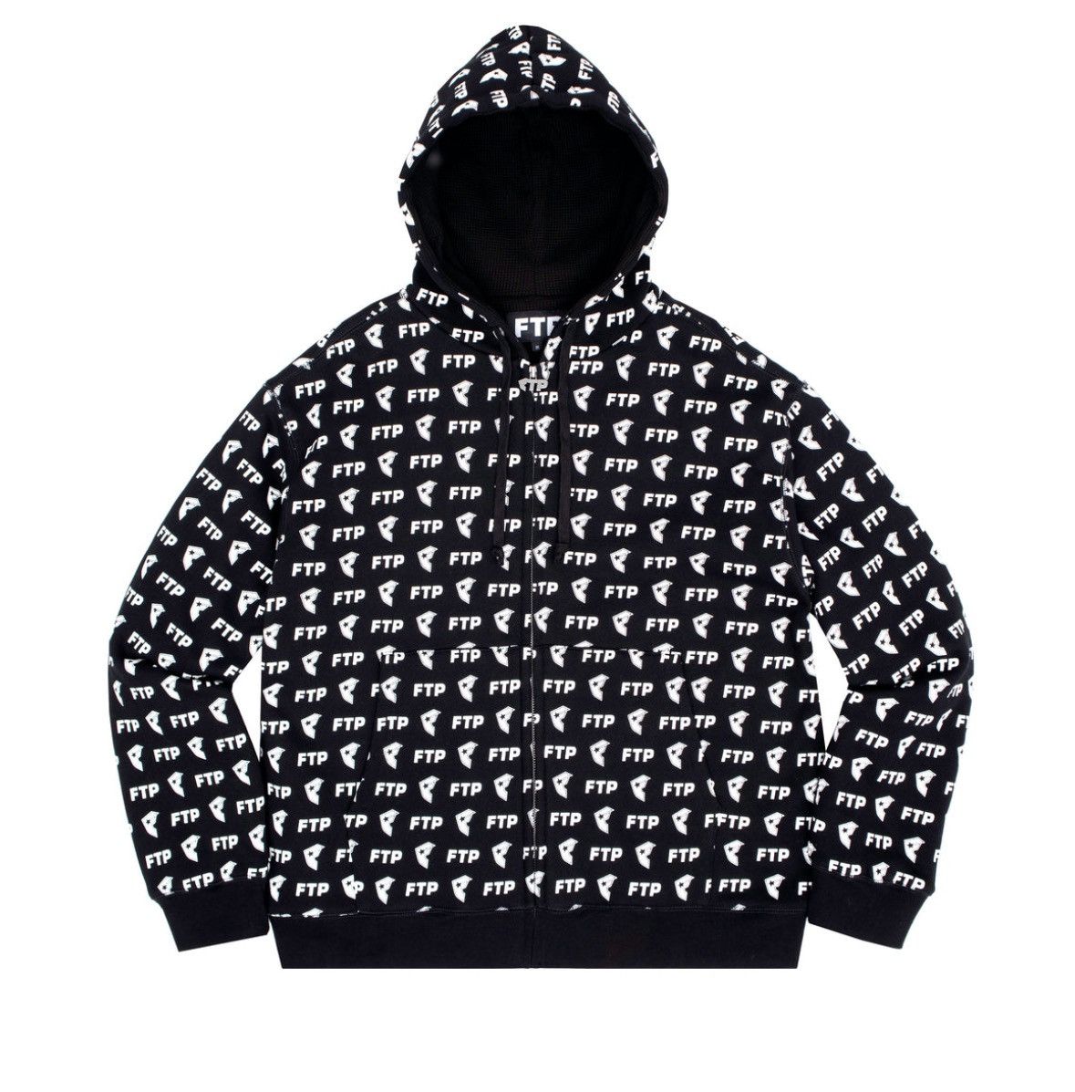 Fuck The Population FTP Famous All over print logo Zip hoodie Size US XL / EU 56 / 4 - 1 Thumbnail