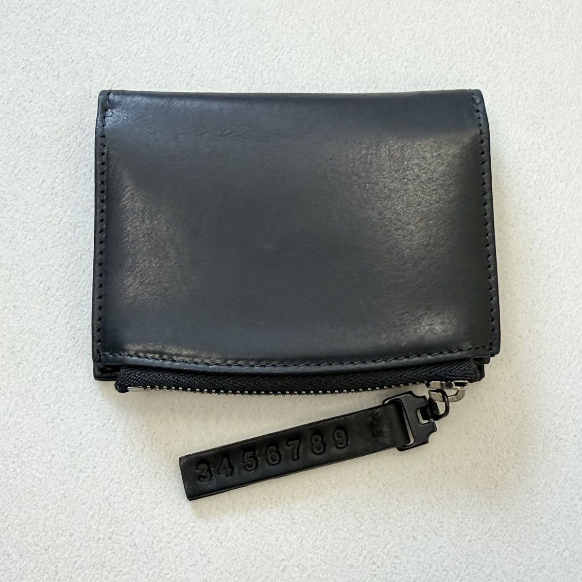 Maison Margiela A/W 20 Black Leather Zip Wallet Size ONE SIZE - 4 Thumbnail
