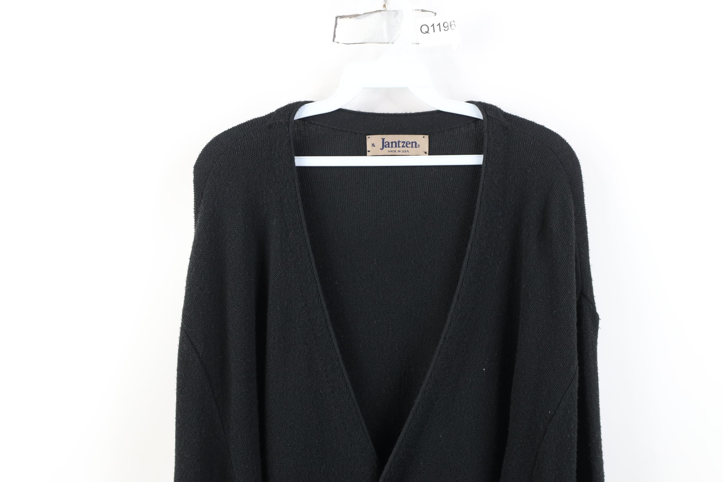 Vintage Vintage 90s Streetwear Cobain Cardigan Sweater Black USA Size US XL / EU 56 / 4 - 2 Thumbnail