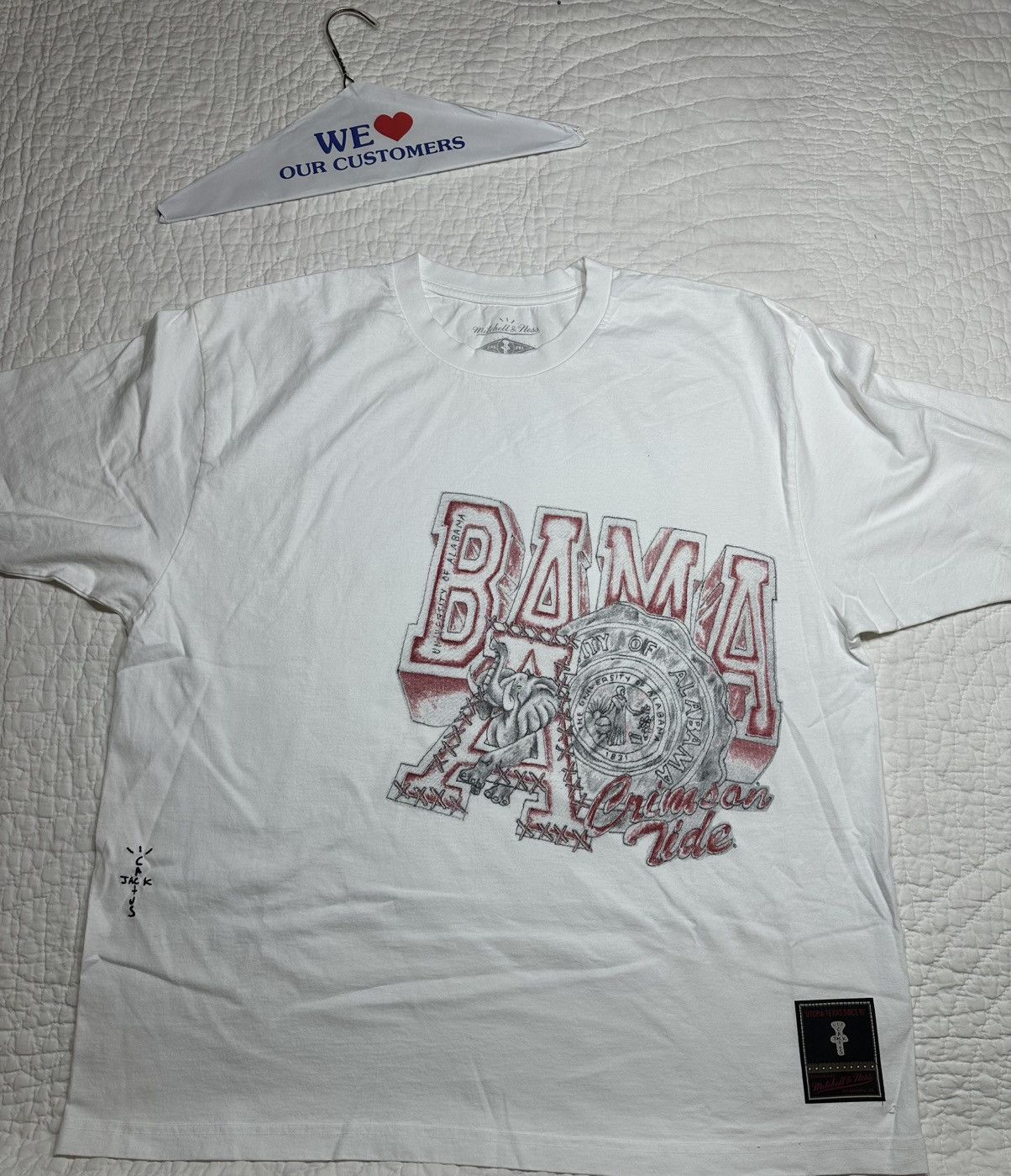 Mitchell & Ness × Travis Scott TRAVIS SCOTT MITCHELL AND NESS/ ALABAMA 2XL NEW Size US XXL / EU 58 / 5 - 1 Thumbnail