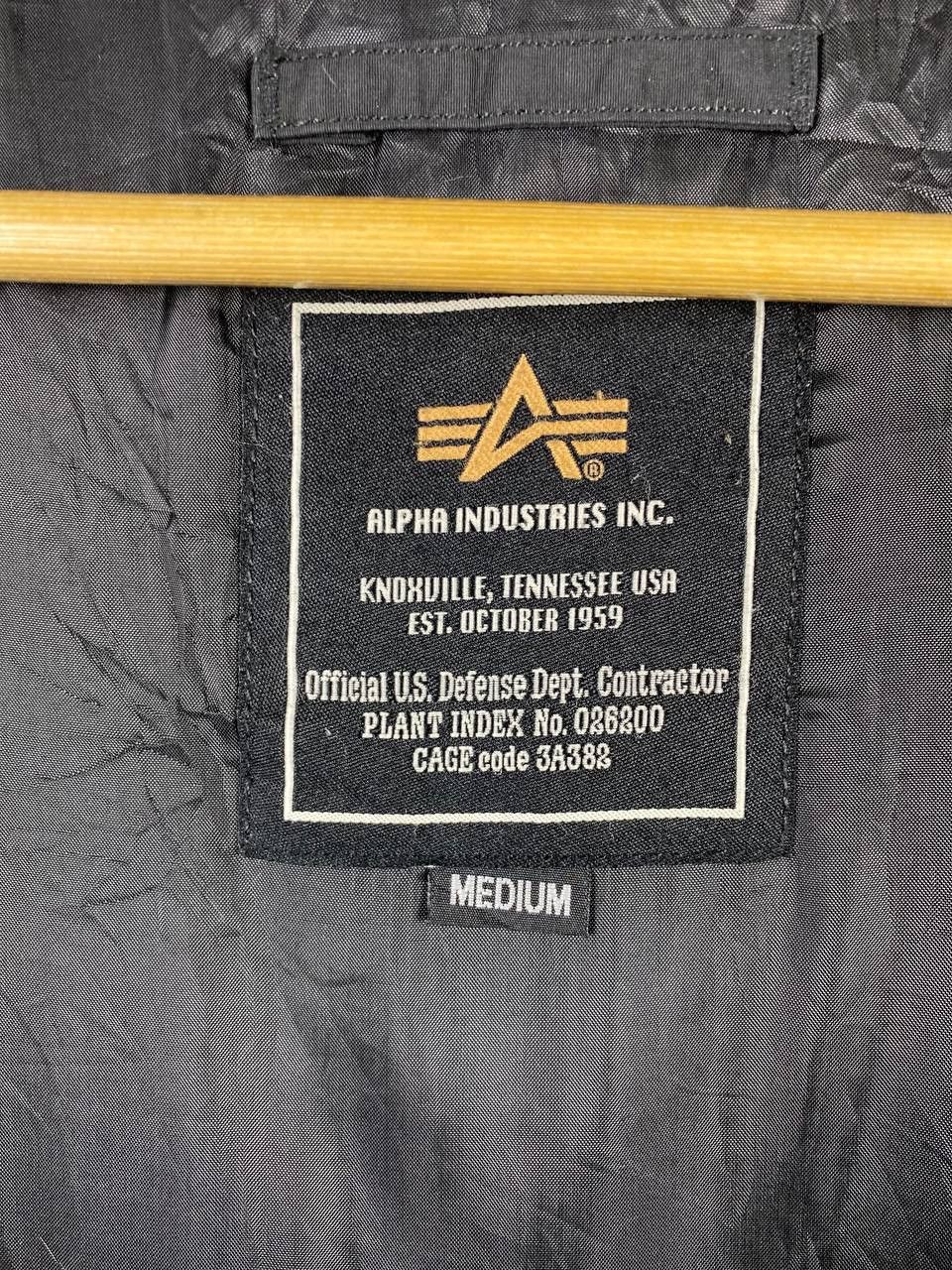 Alpha Industries vintage alpha industries long bomber jacket nice design Size US M / EU 48-50 / 2 - 9 Thumbnail